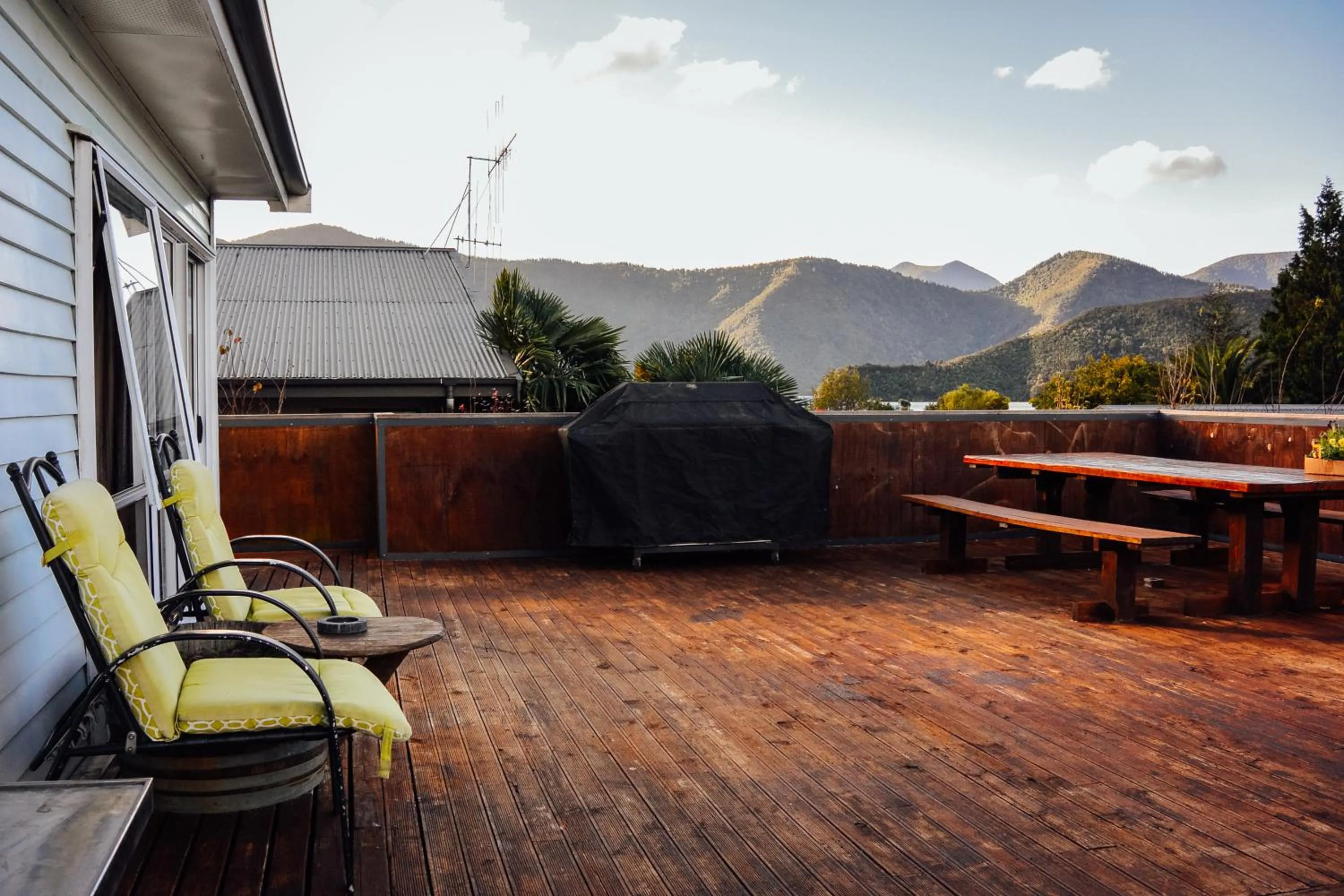 BBQ facilities in Blue Moon Lodge