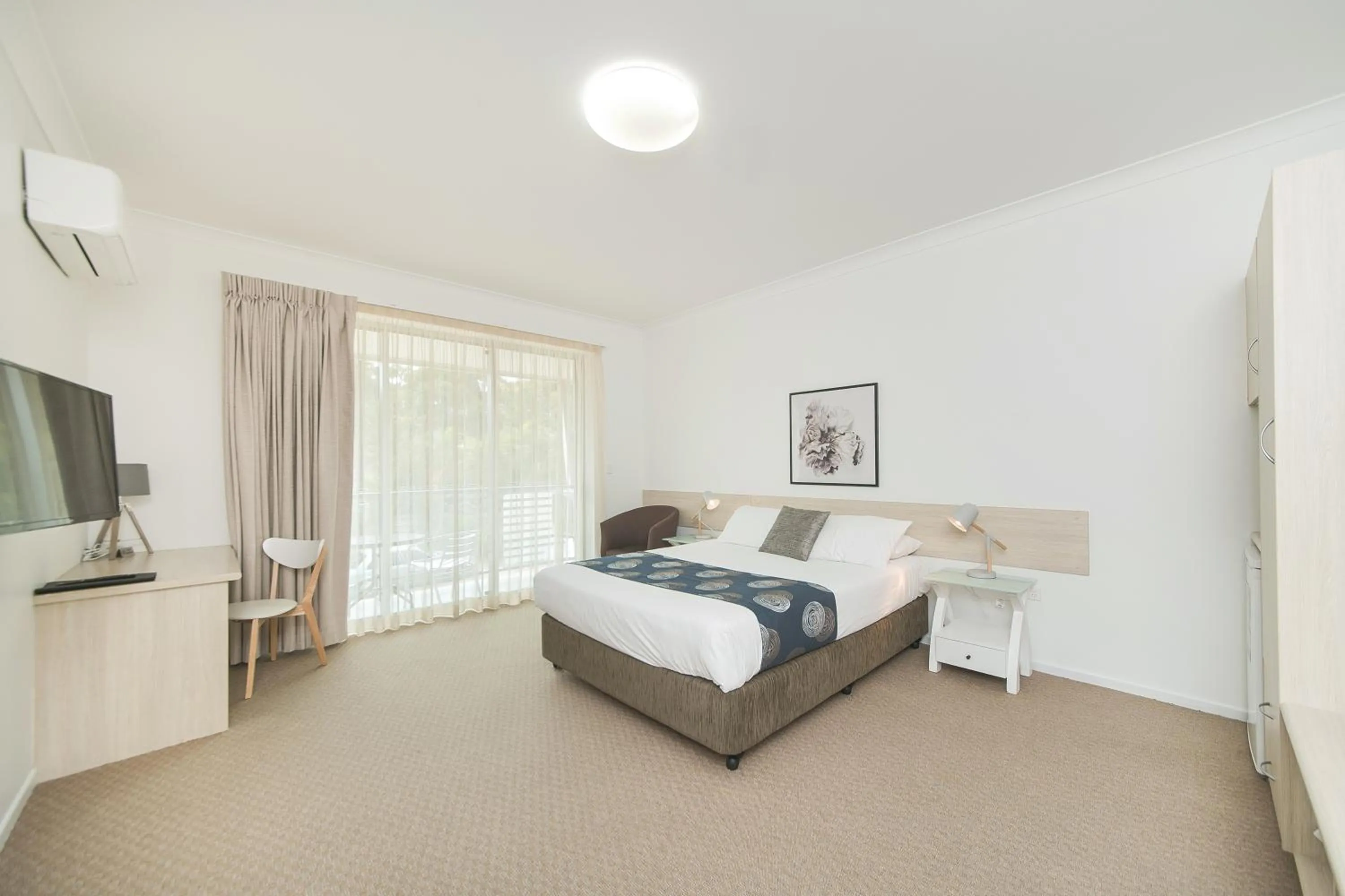 Bed in The Coast Motel