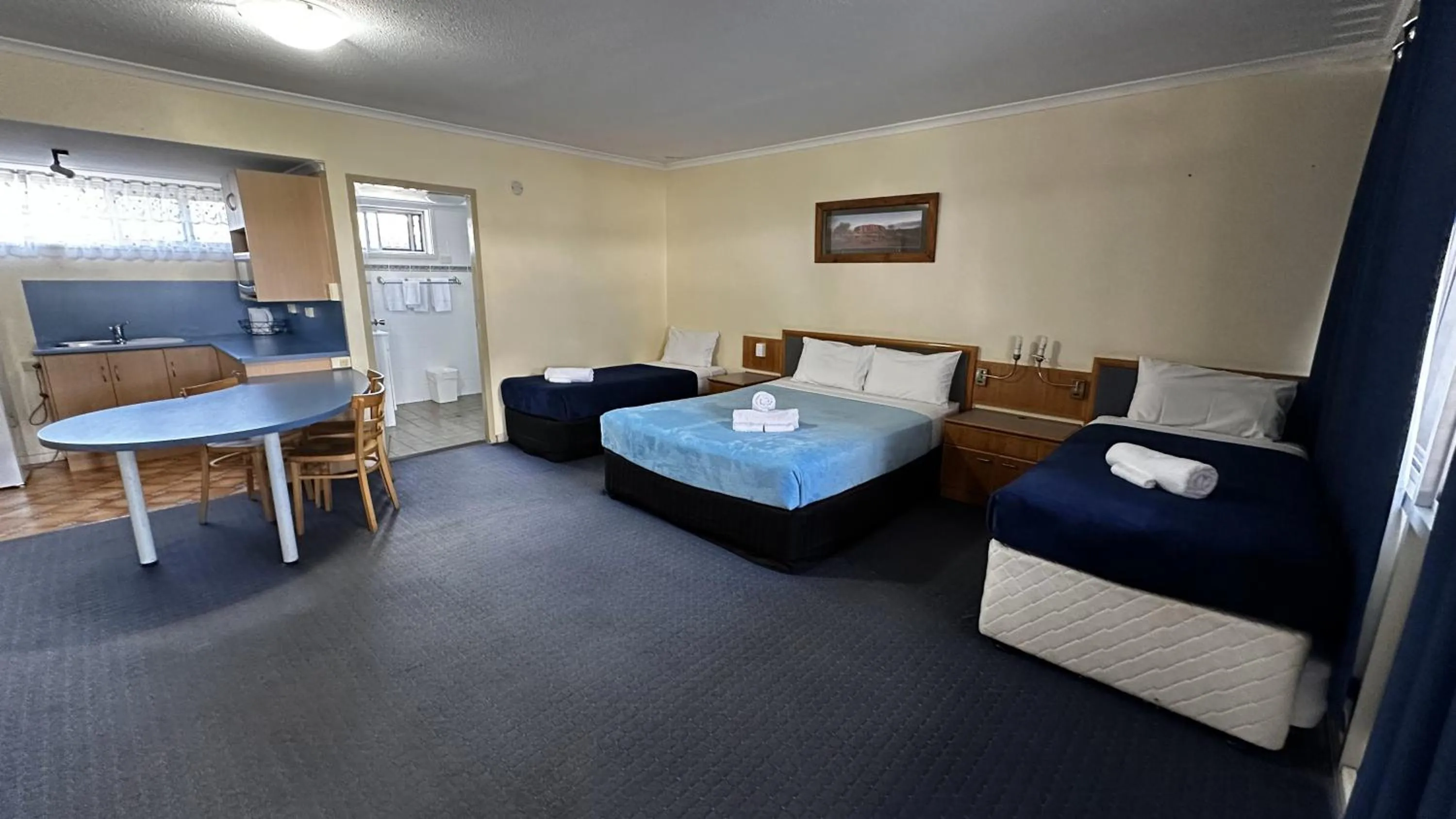 Bed in The Q Motel Rockhampton