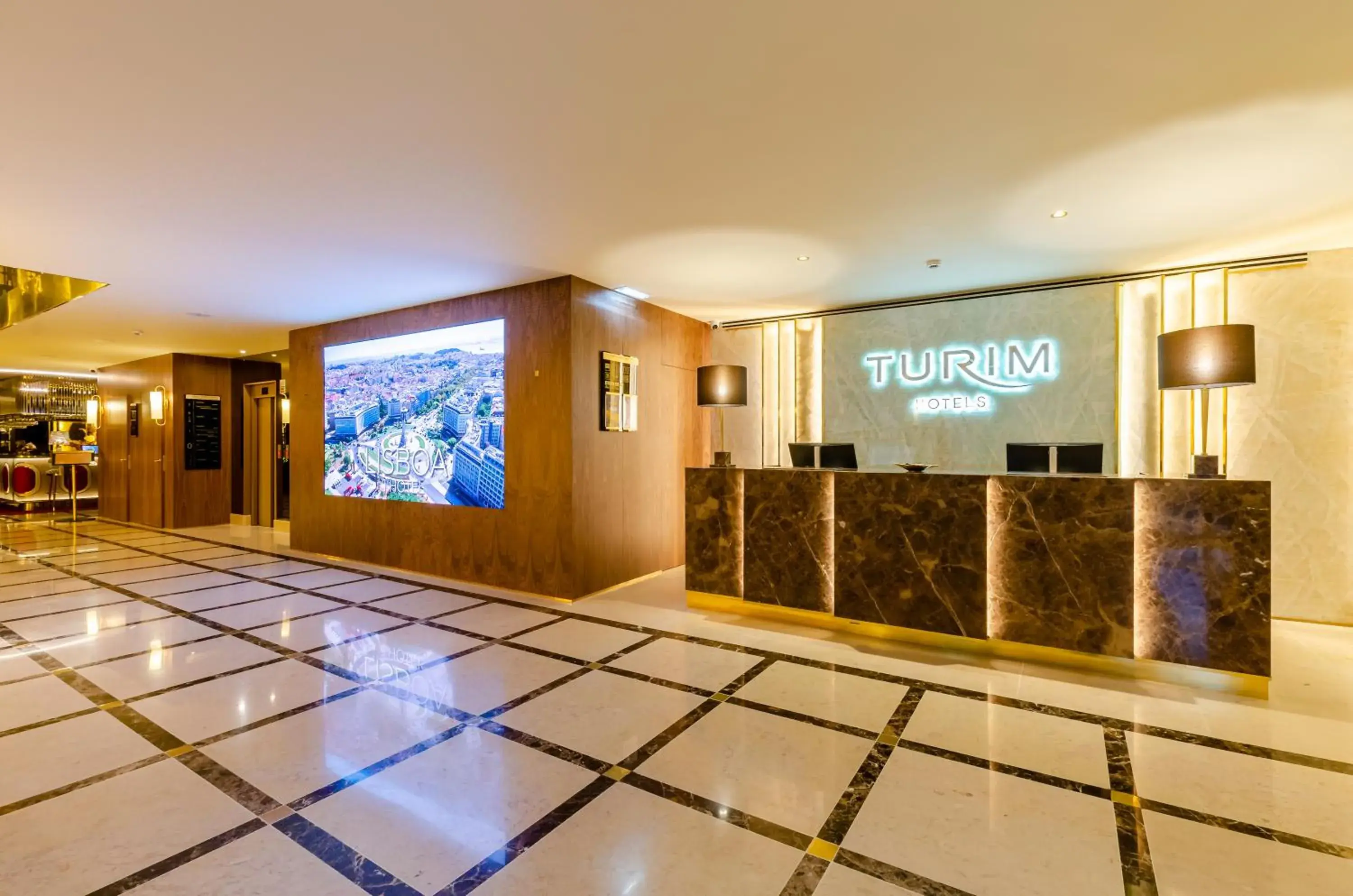 Lobby or reception in TURIM Lisboa Hotel Lobby or reception in TURIM Lisboa Hotel