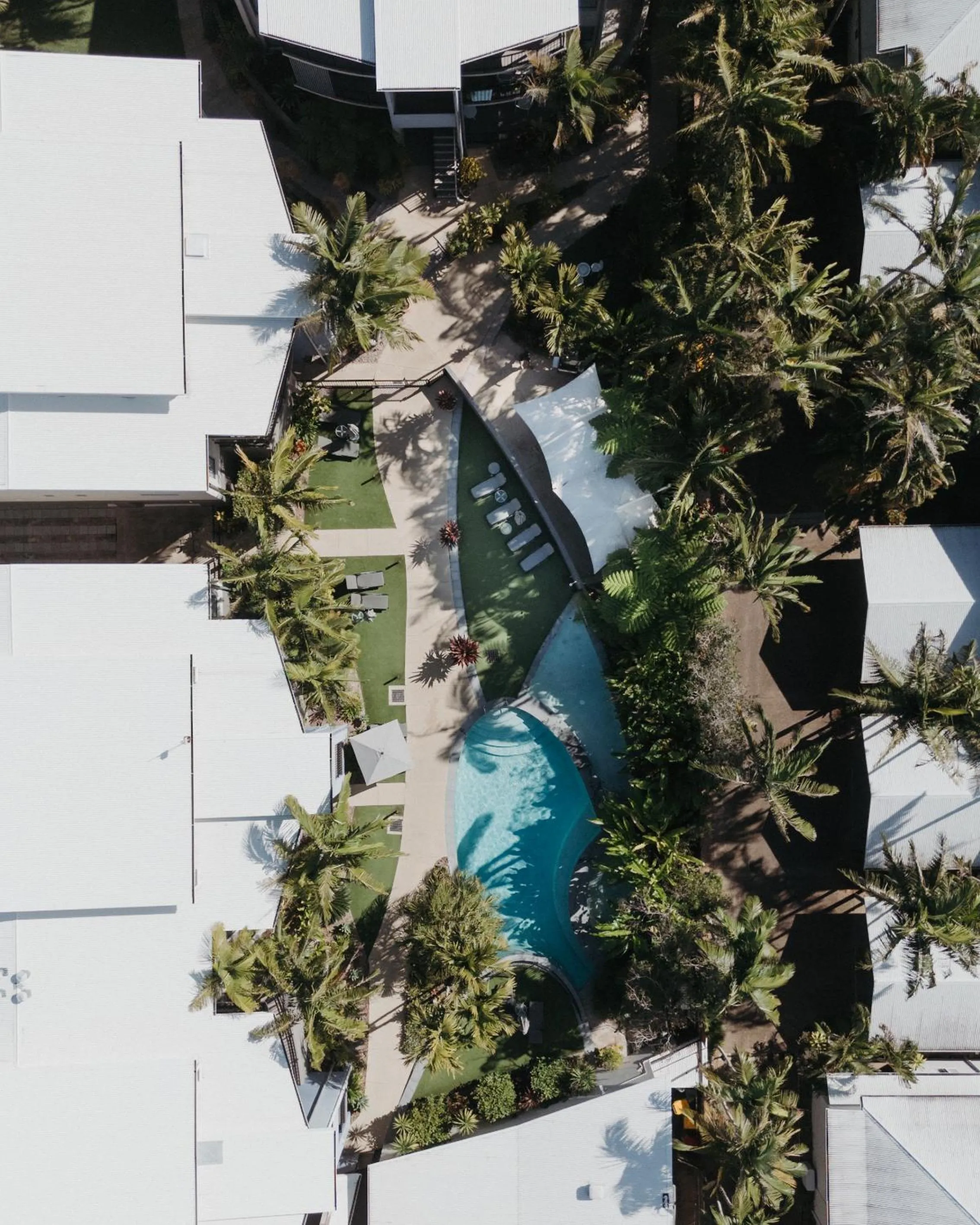 Bird's eye view in Verano Resort Noosa