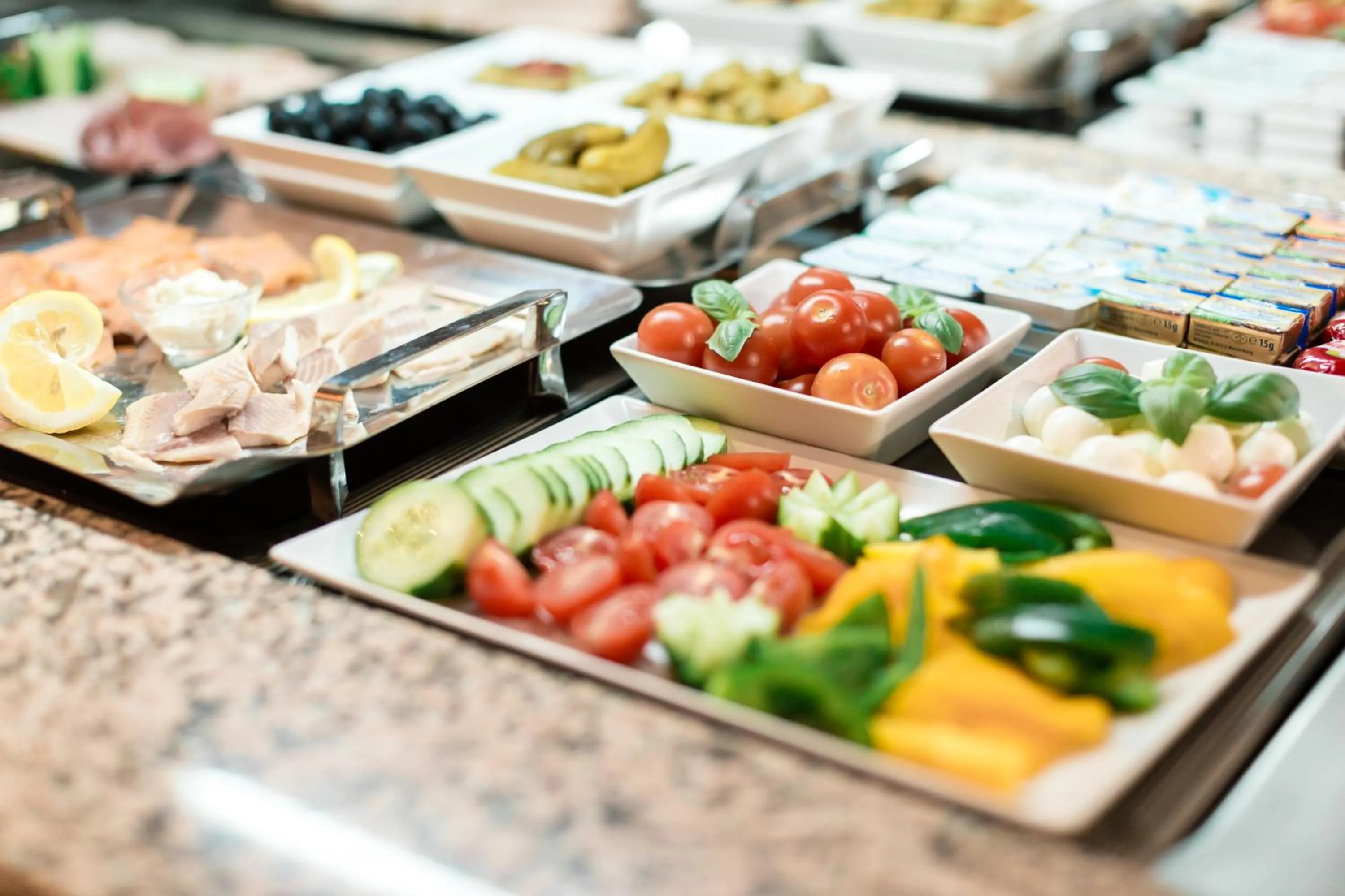 Buffet breakfast in Hotel Adler