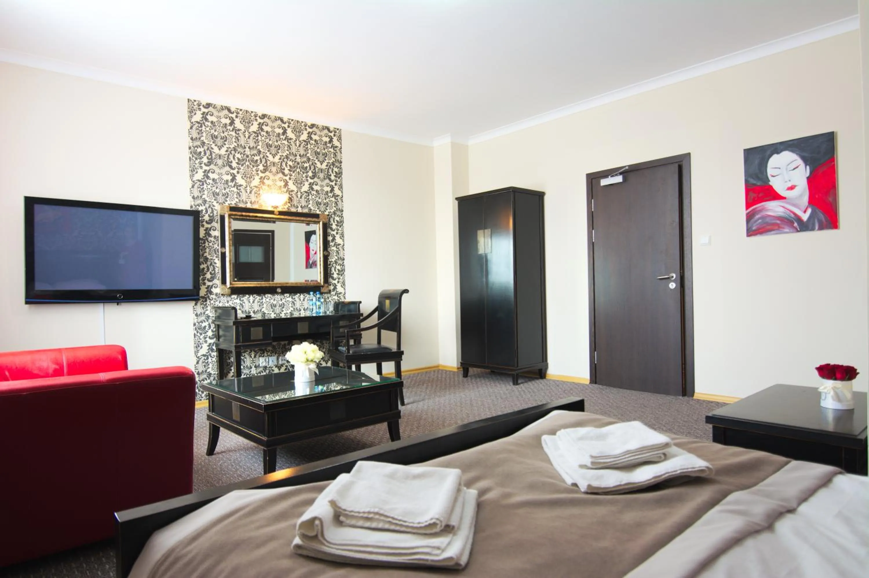 Bed in Centrum Konferencyjno-Apartamentowe Mrówka