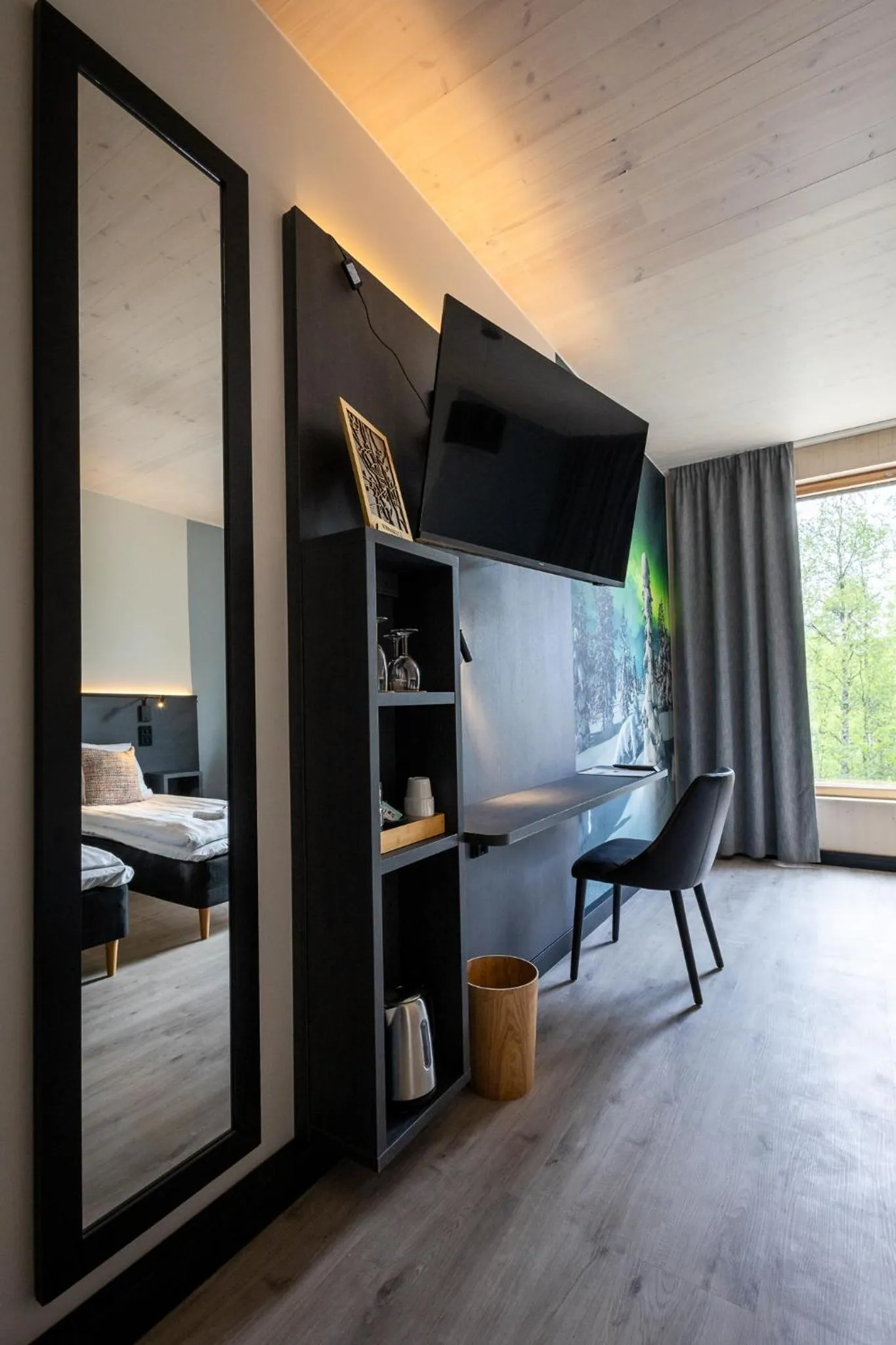 TV and multimedia, Bed in Hotelli Sodankylä