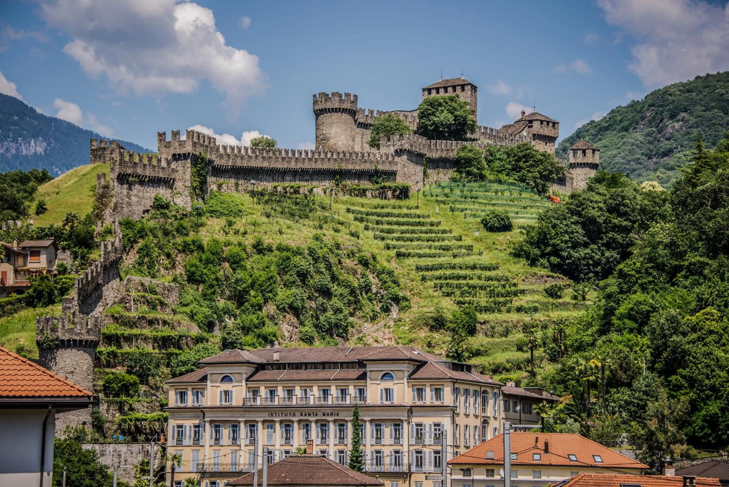 View (from property/room) in Ostello Montebello - Bellinzona Youth Hostel