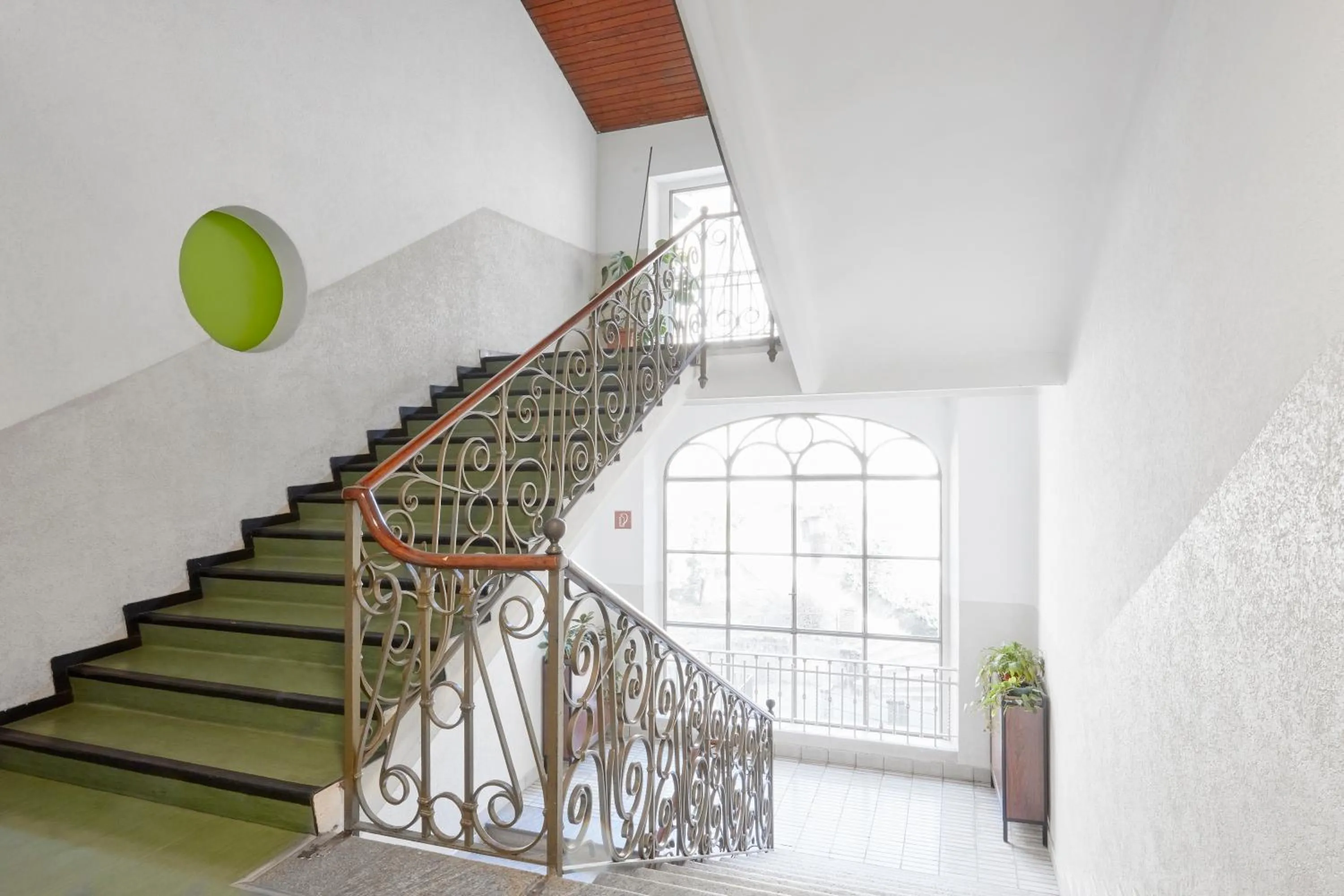 Decorative detail in Ostello Montebello - Bellinzona Youth Hostel