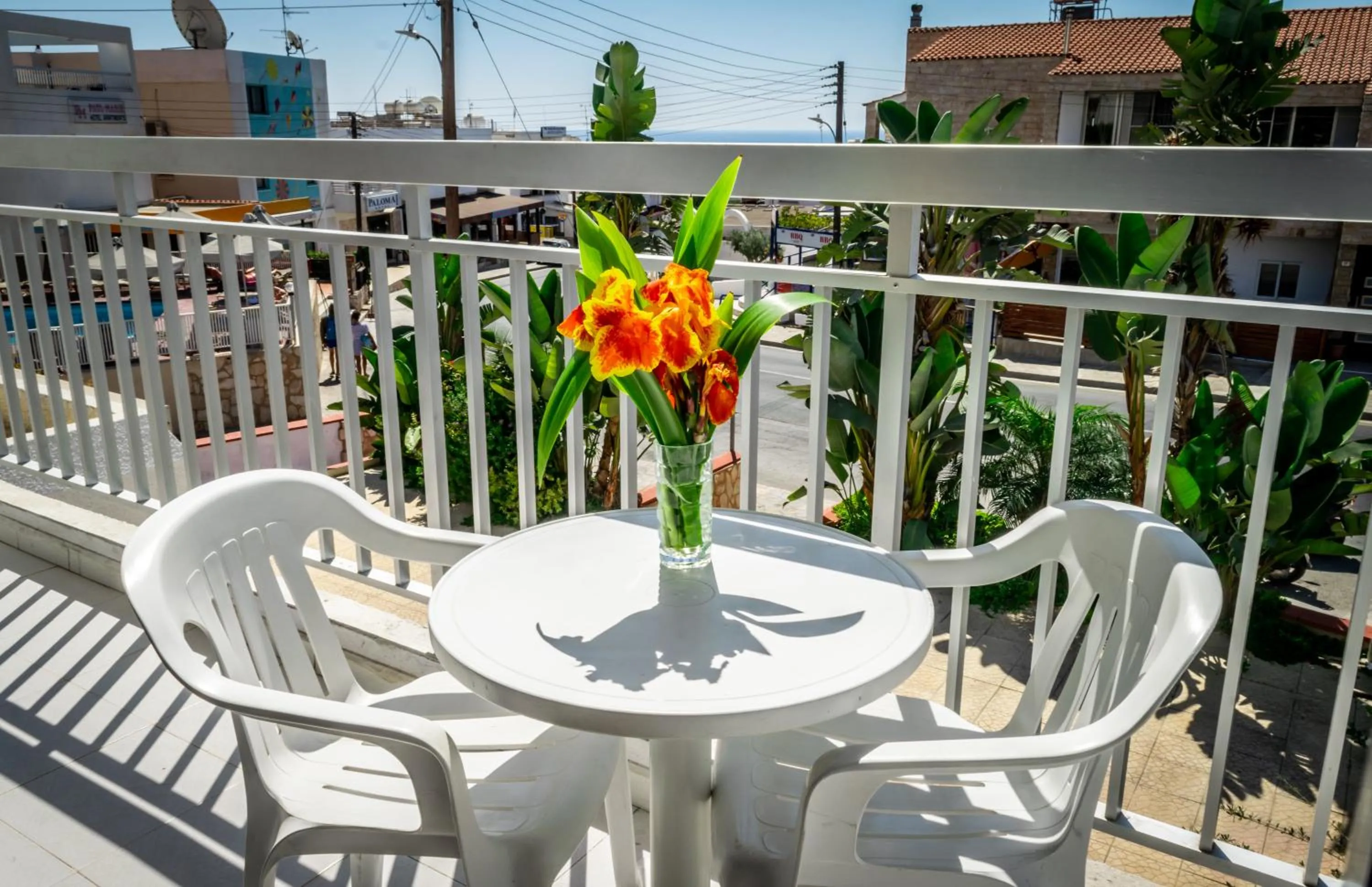 Balcony/Terrace in A Maos Hotel Apartments