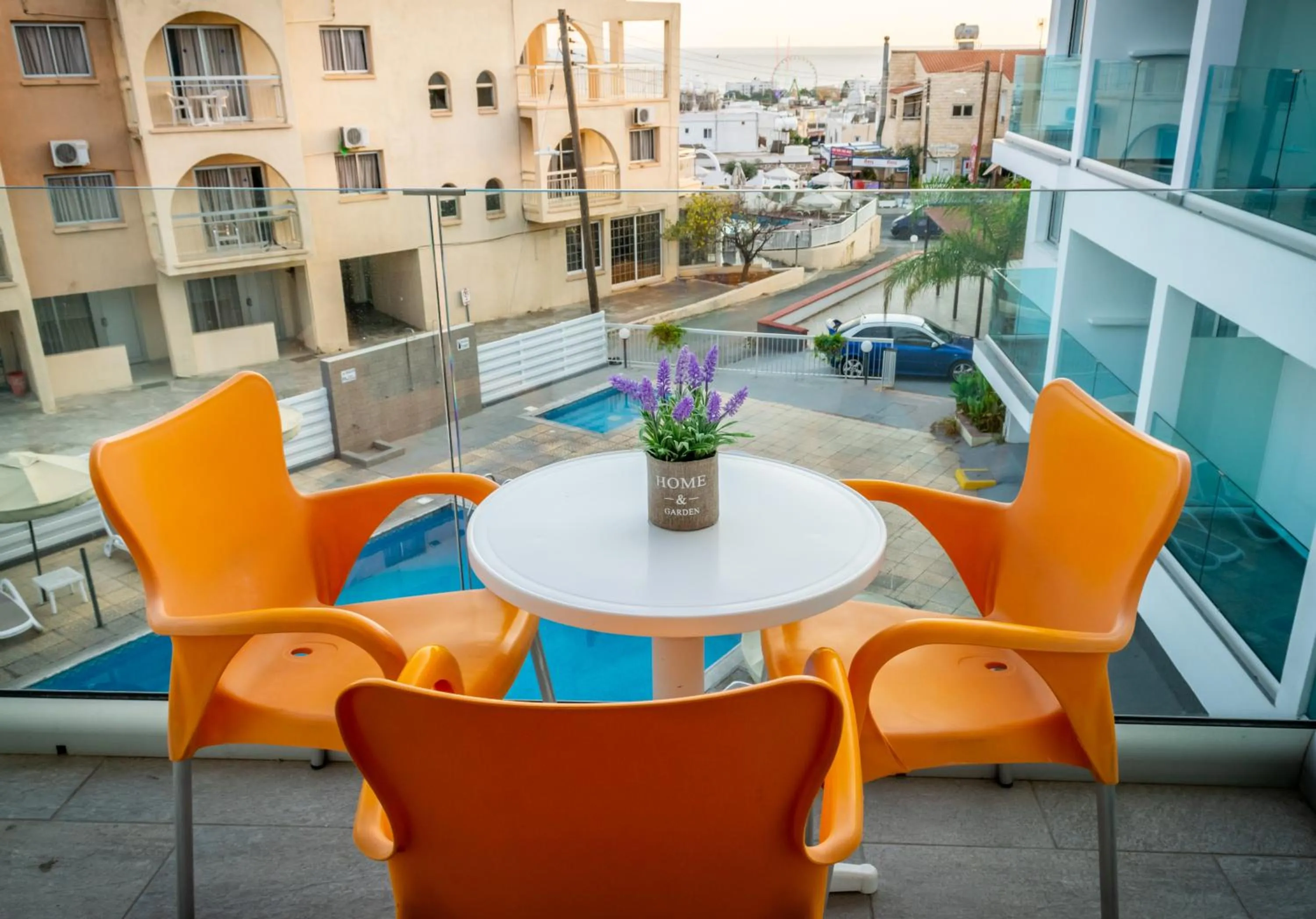 Balcony/Terrace in A Maos Hotel Apartments