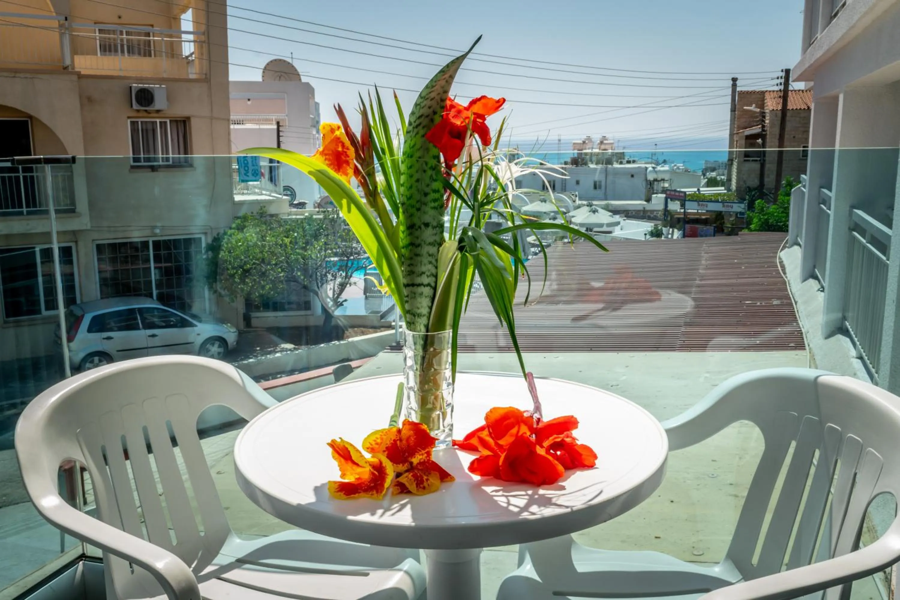Balcony/Terrace in A Maos Hotel Apartments