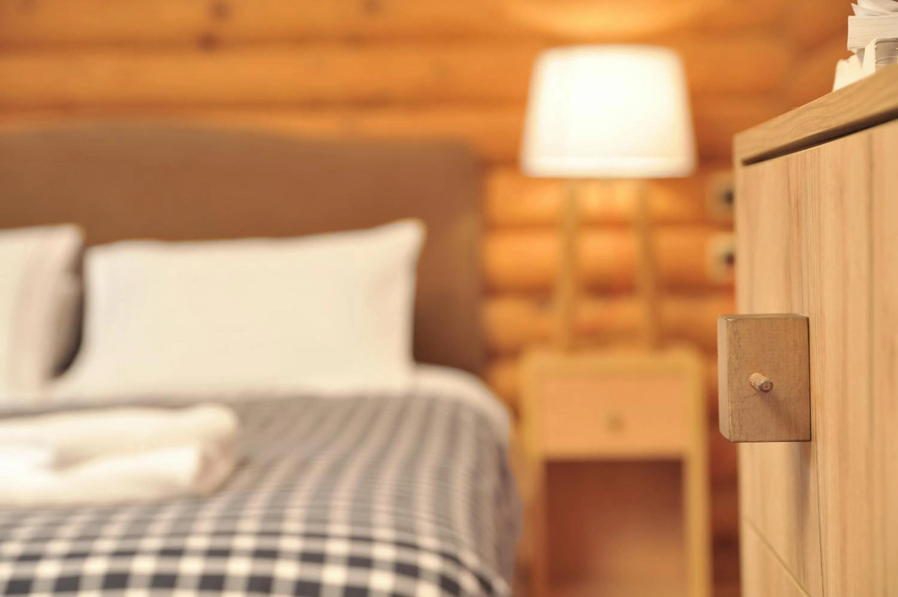 Bed in Xenios Chalet