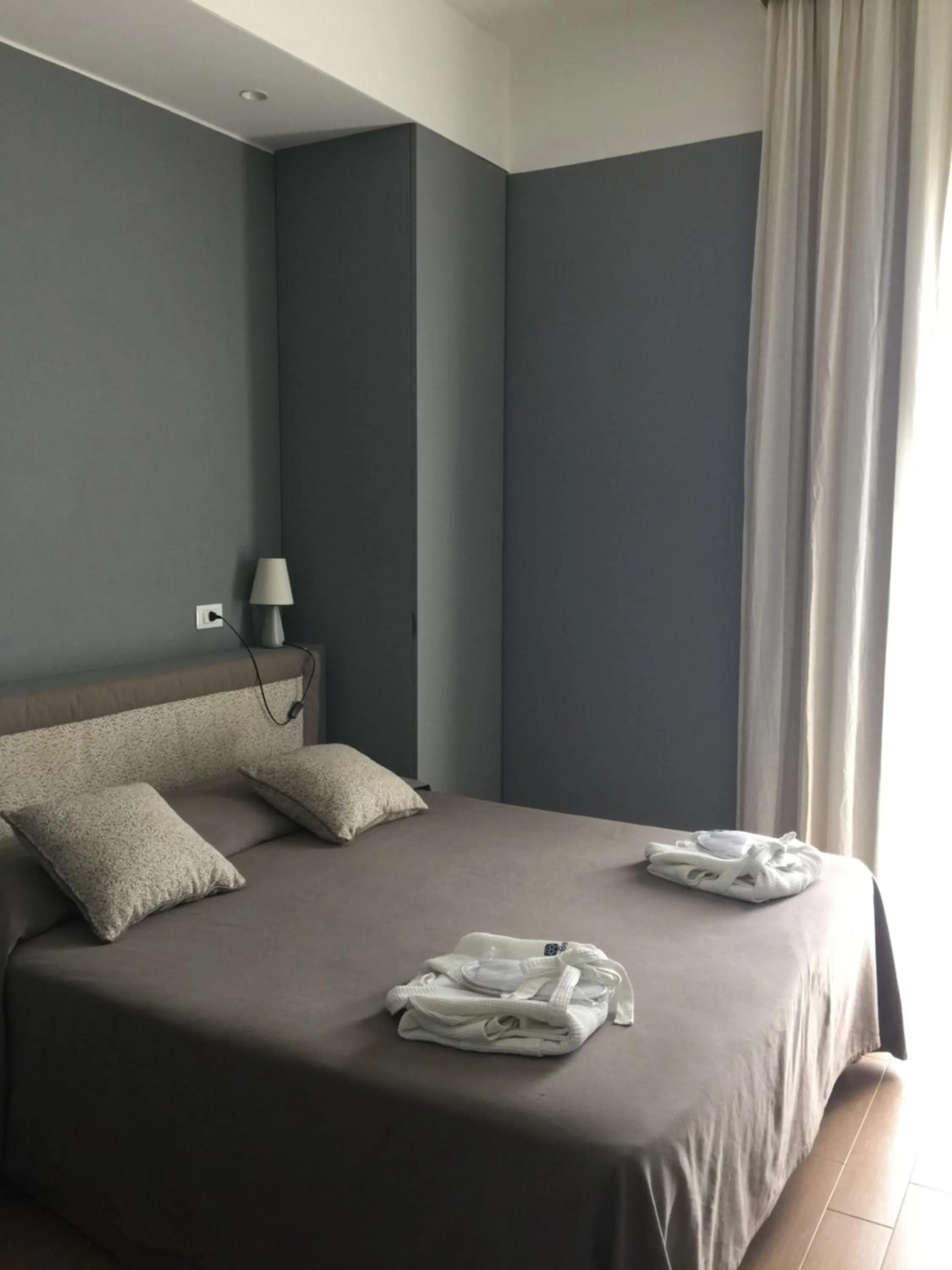 Bed in SUITEBEACH b&b and resort