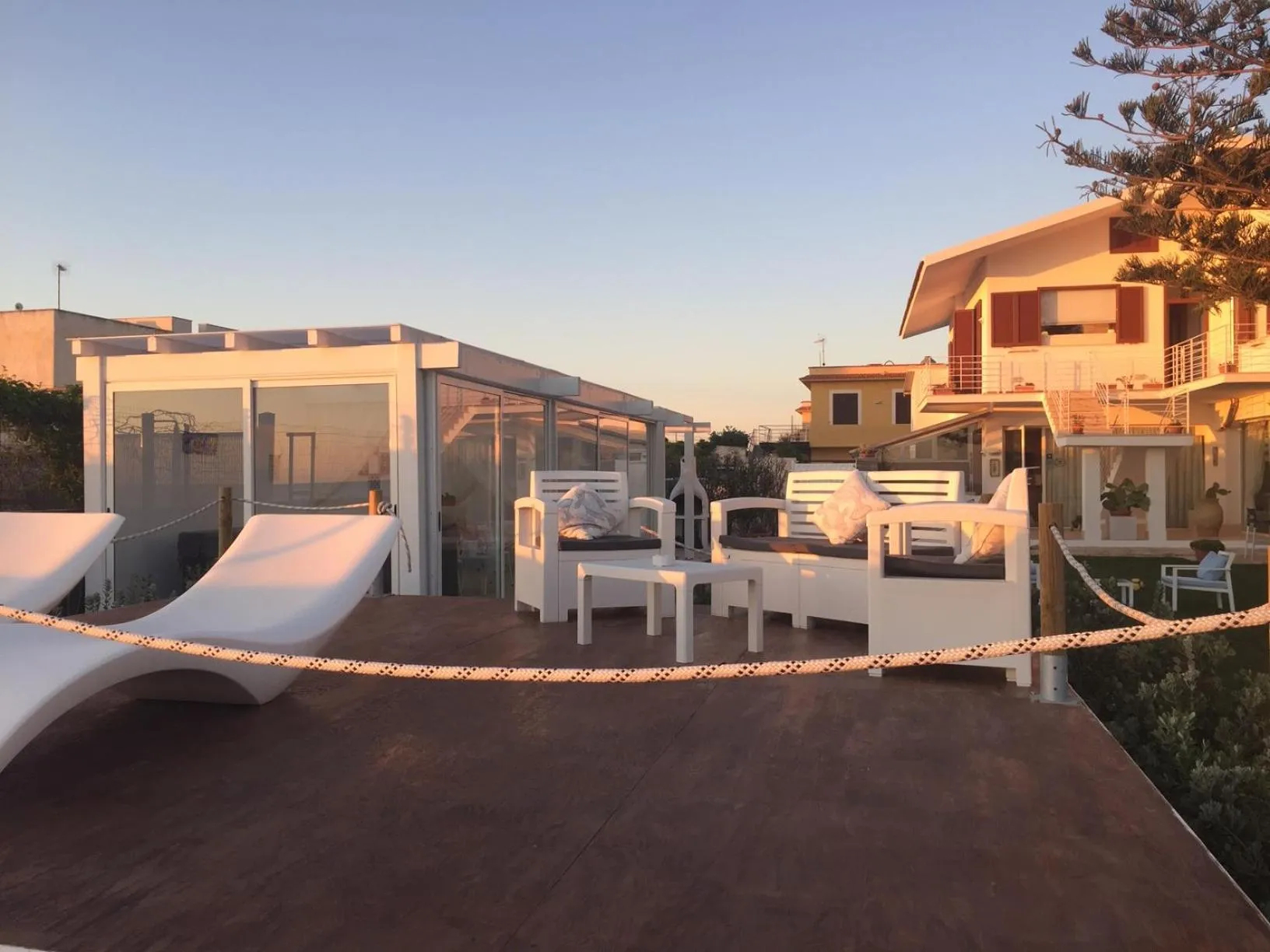 sunbed in SUITEBEACH b&b and resort