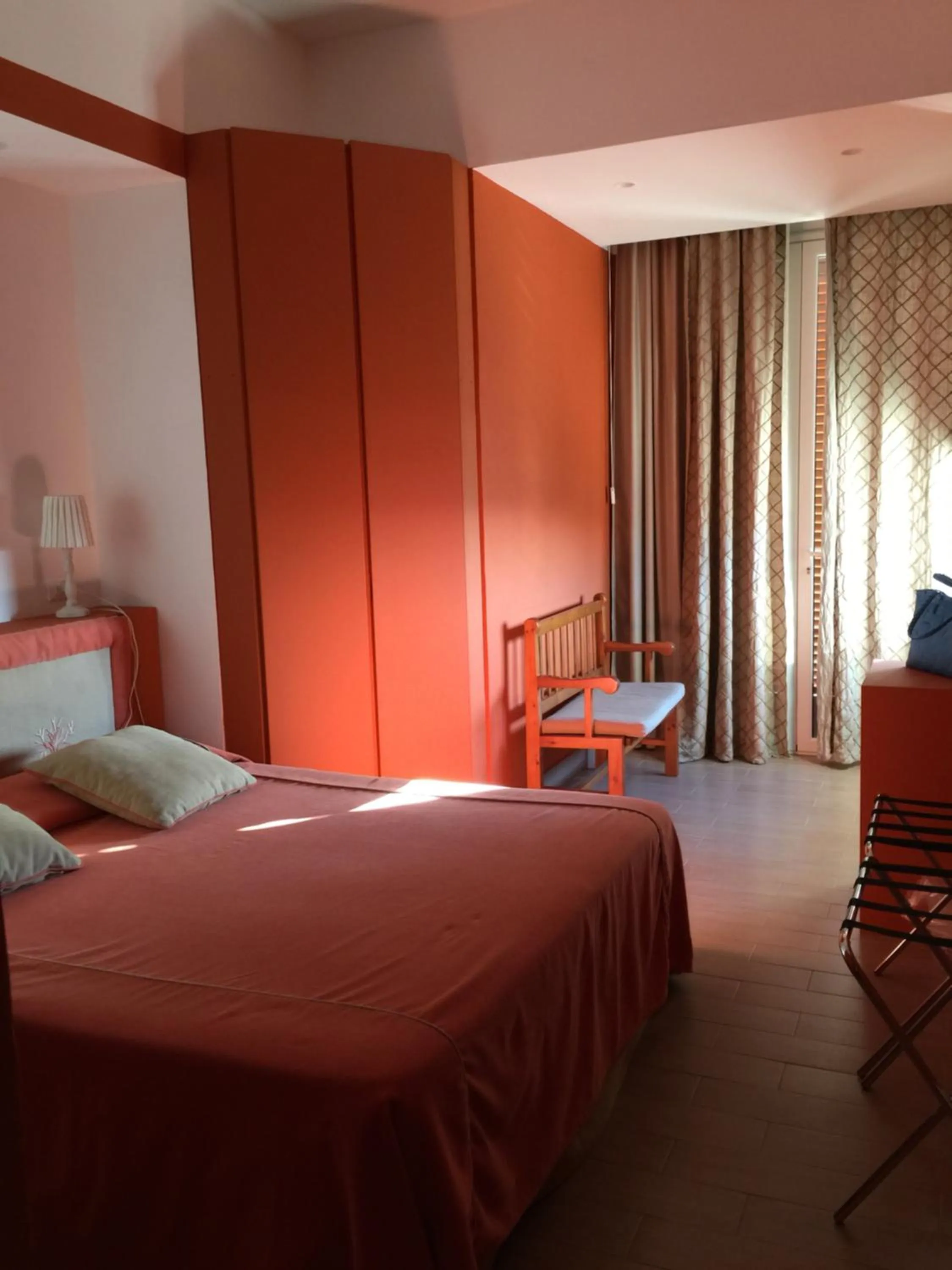 Bed in SUITEBEACH b&b and resort