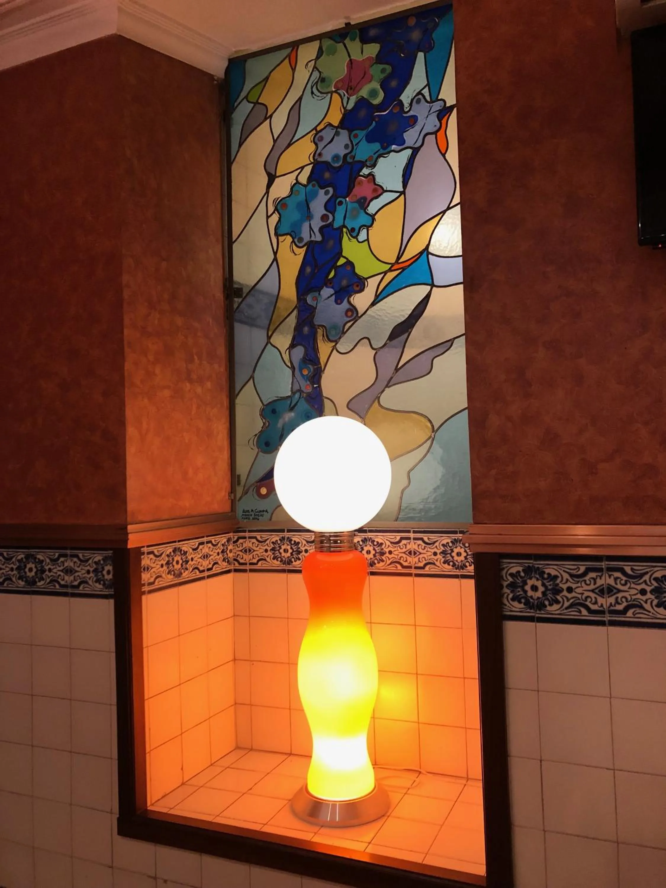 Decorative detail in Hotel Internacional Porto