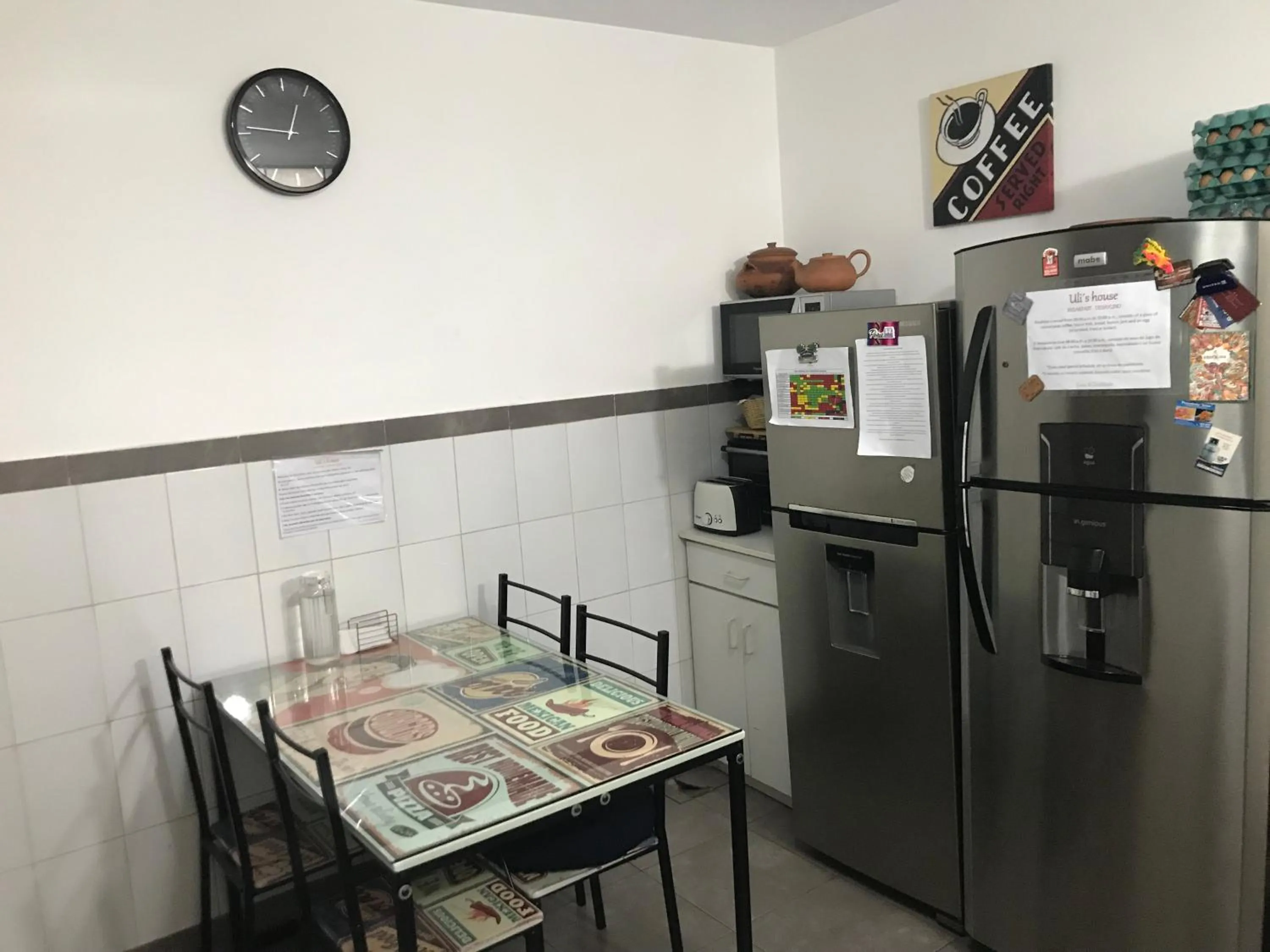 Communal kitchen in Uli´s house