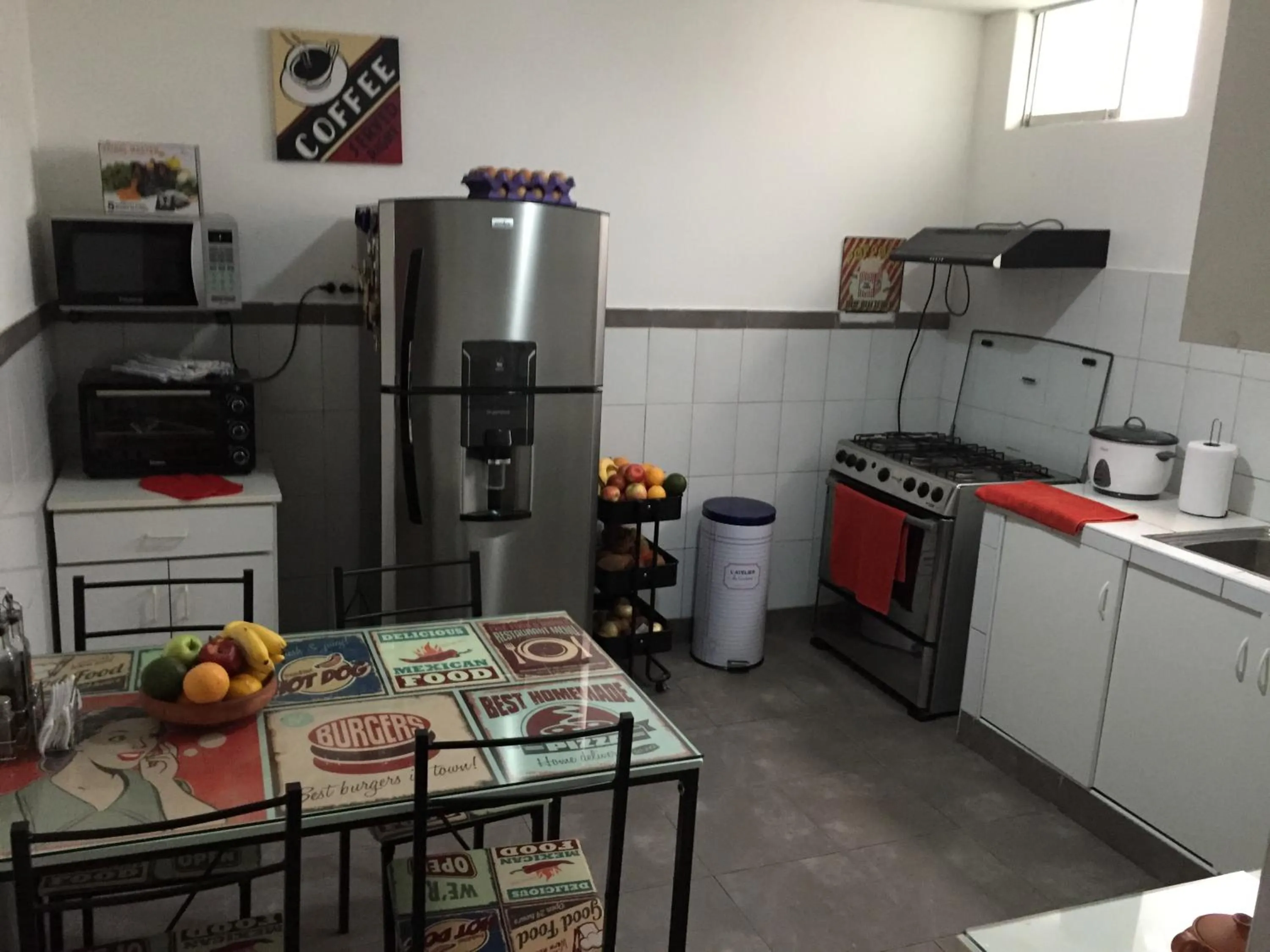 Communal kitchen in Uli´s house