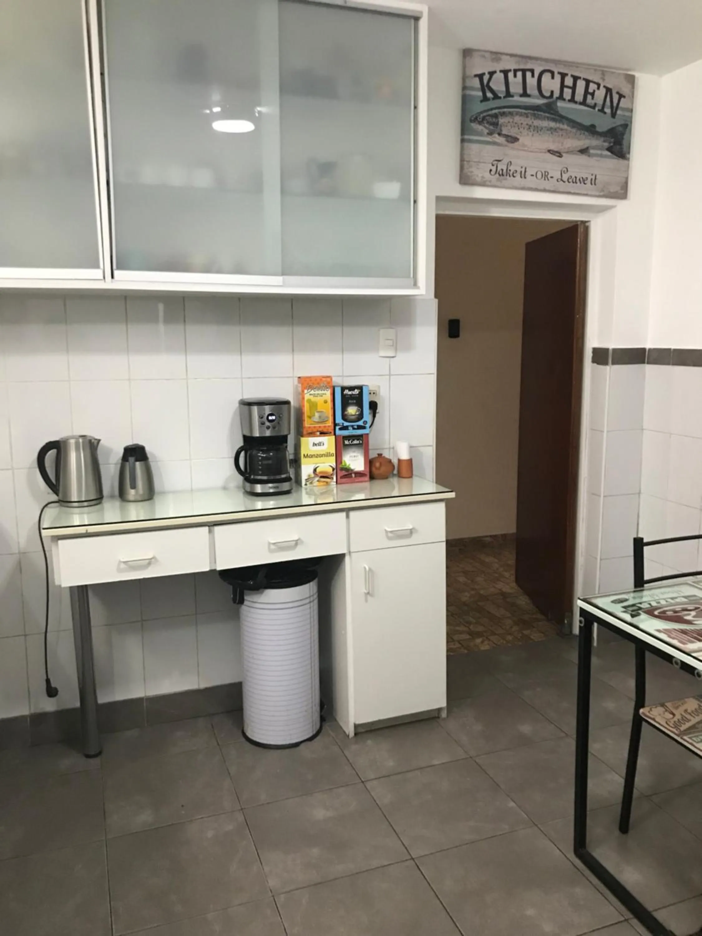 Communal kitchen in Uli´s house