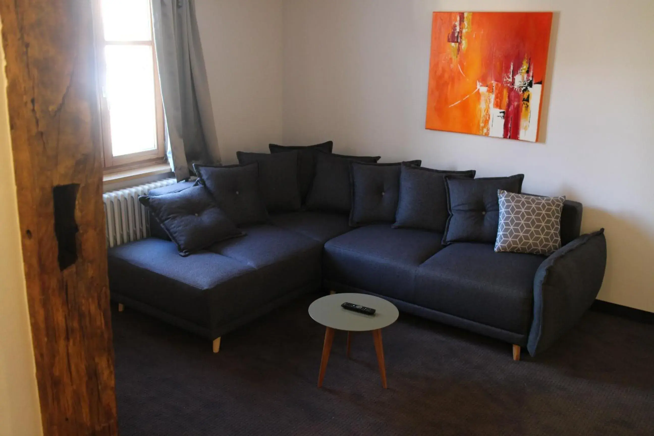 Living room in Logis Hôtel Restaurant Au Lion Rouge Living room in Logis Hôtel Restaurant Au Lion Rouge