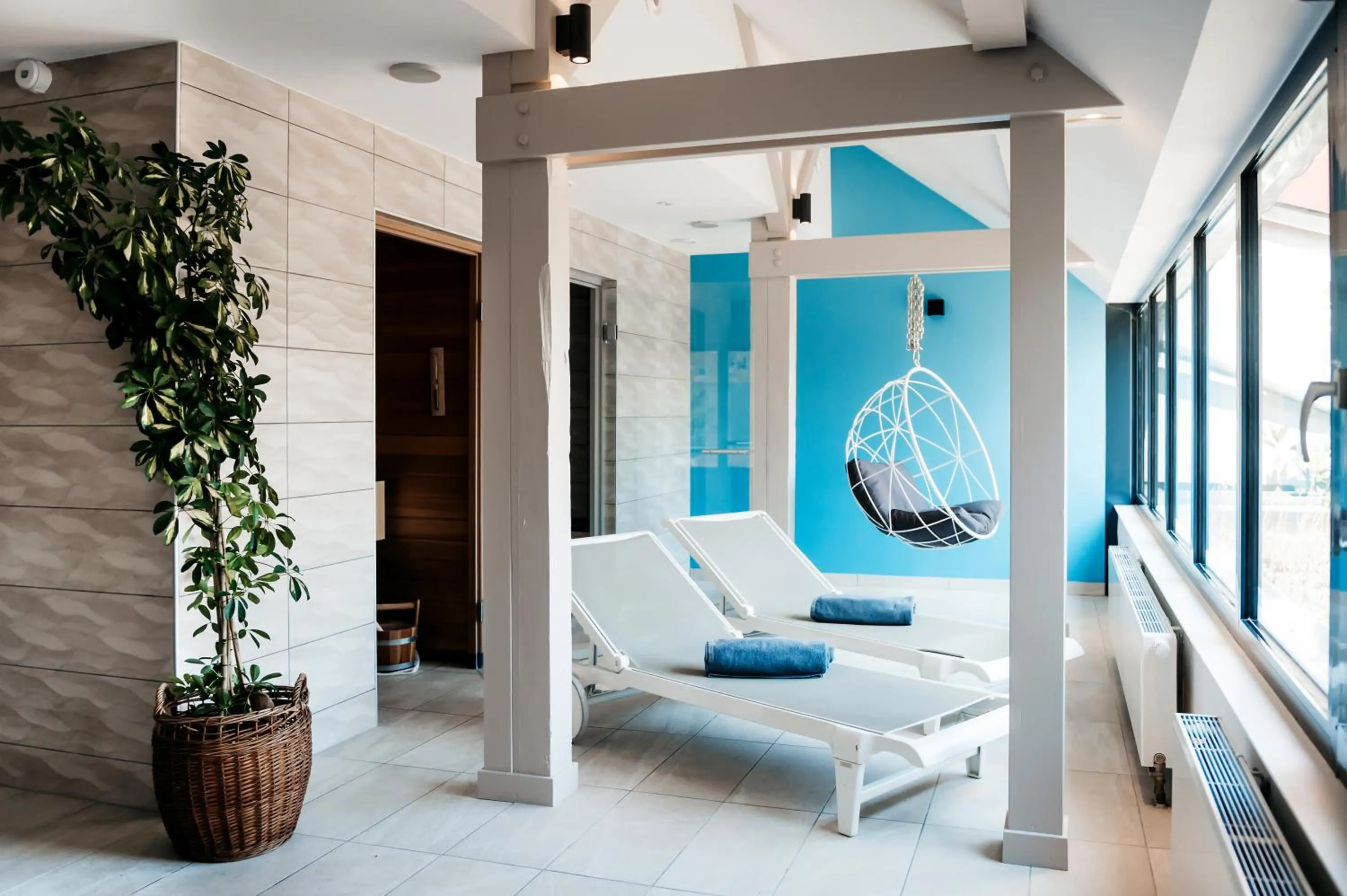 Sauna in Logis Hôtel Restaurant Au Lion Rouge