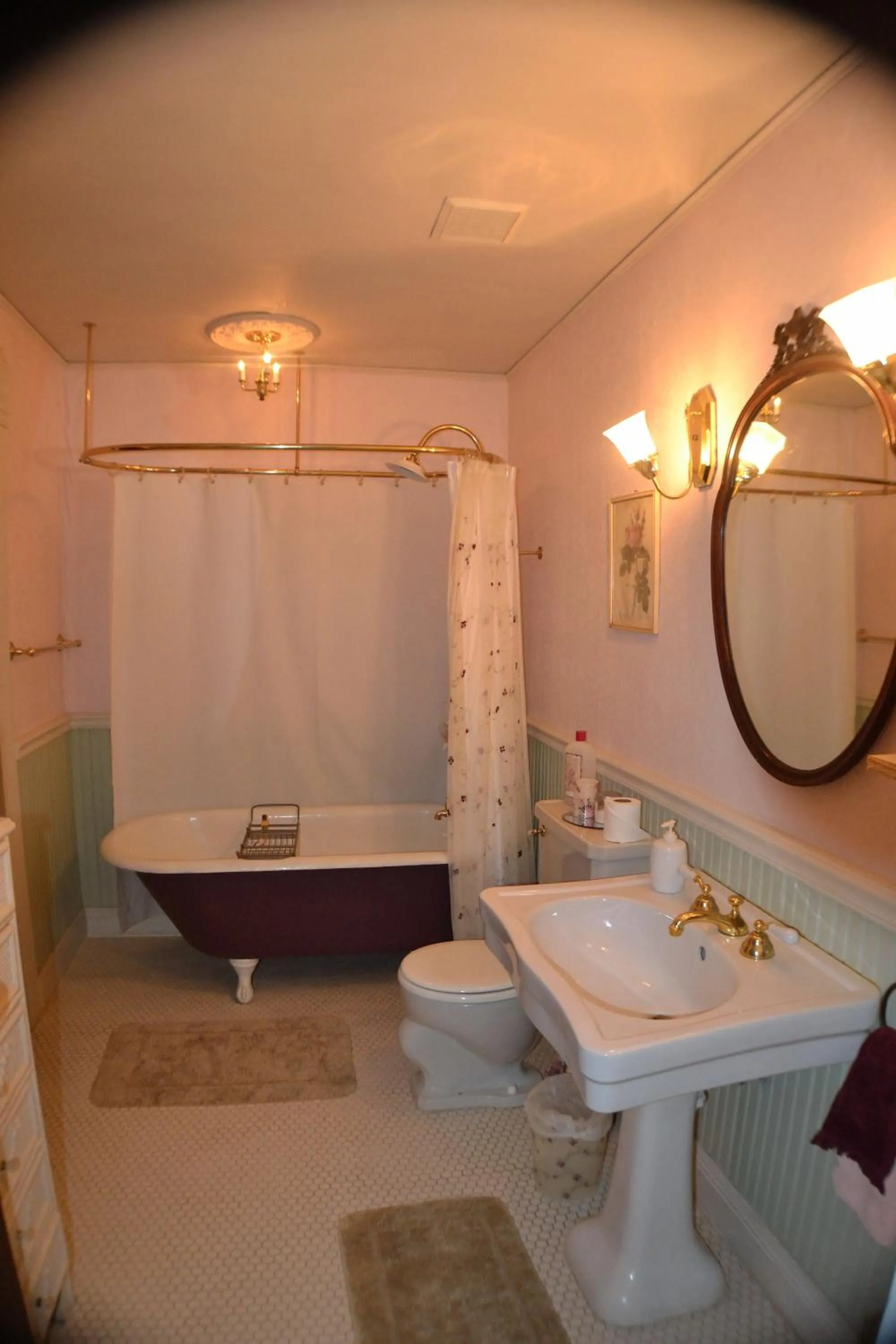 Shower in Carleton House Bed and Breakfast