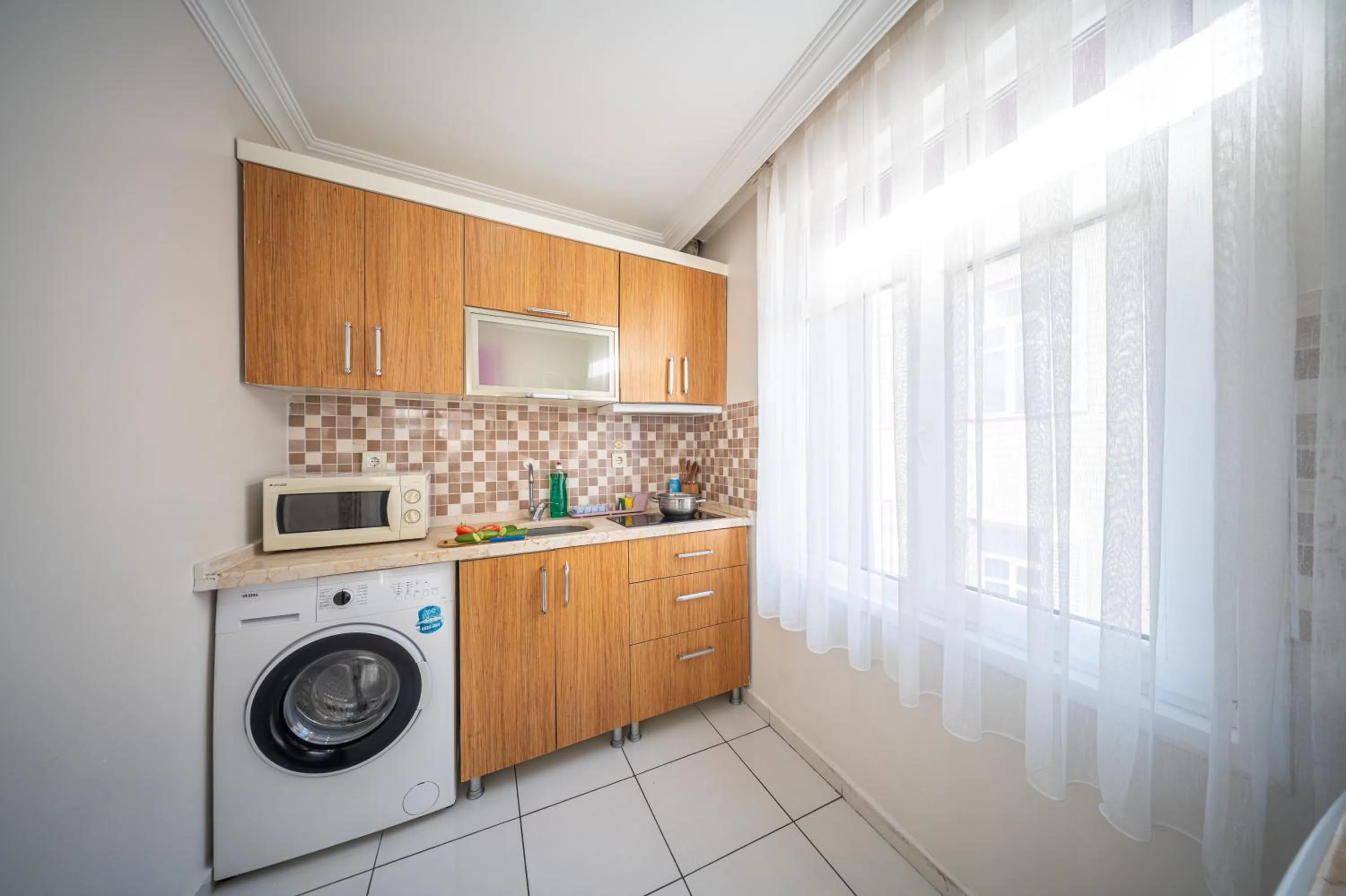 Kitchen or kitchenette in Feyza Apart