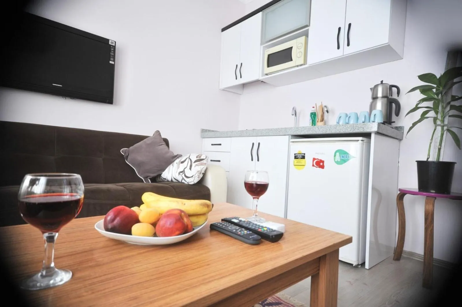 Kitchen or kitchenette in Feyza Apart