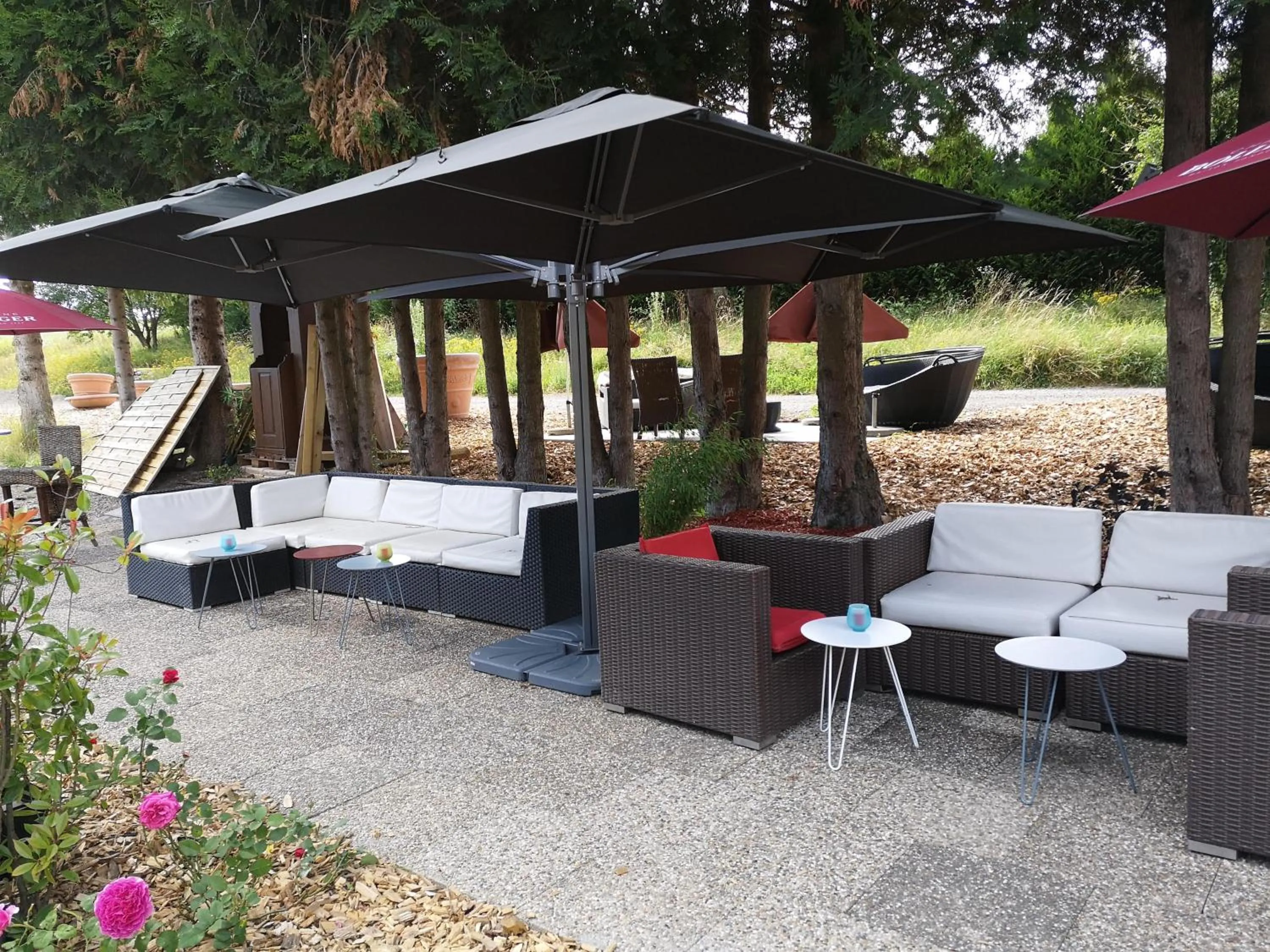 Garden in Hôtel Restaurant Kuentz