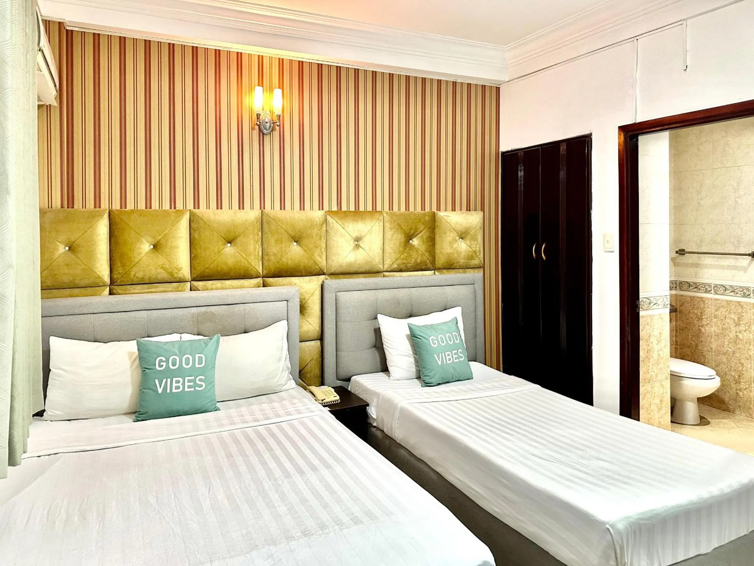 Bed in Anh Duy Hotel - Nguyễn Công Trứ The Bitexco Neighbour