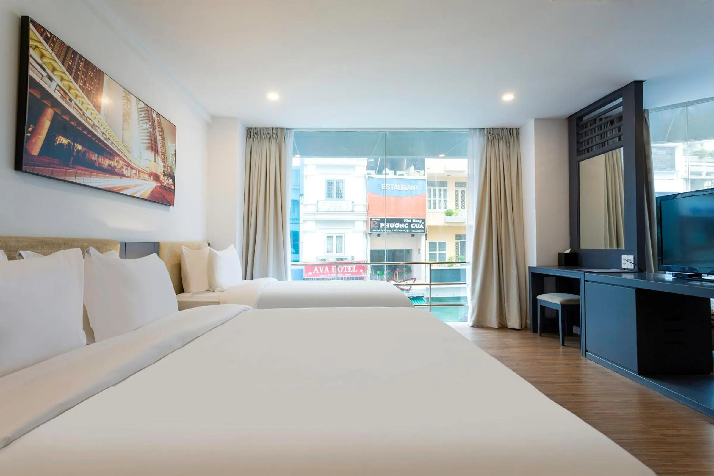 Photo of the whole room, Bed in Calista Sai Gon Hotel