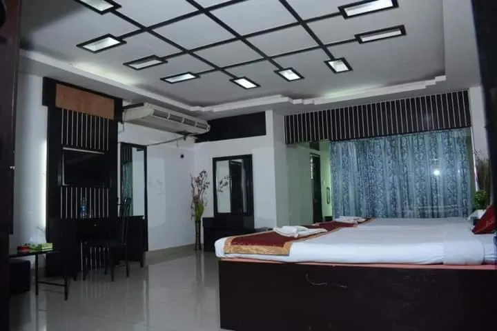 Bed in Hotel Rose Garden
