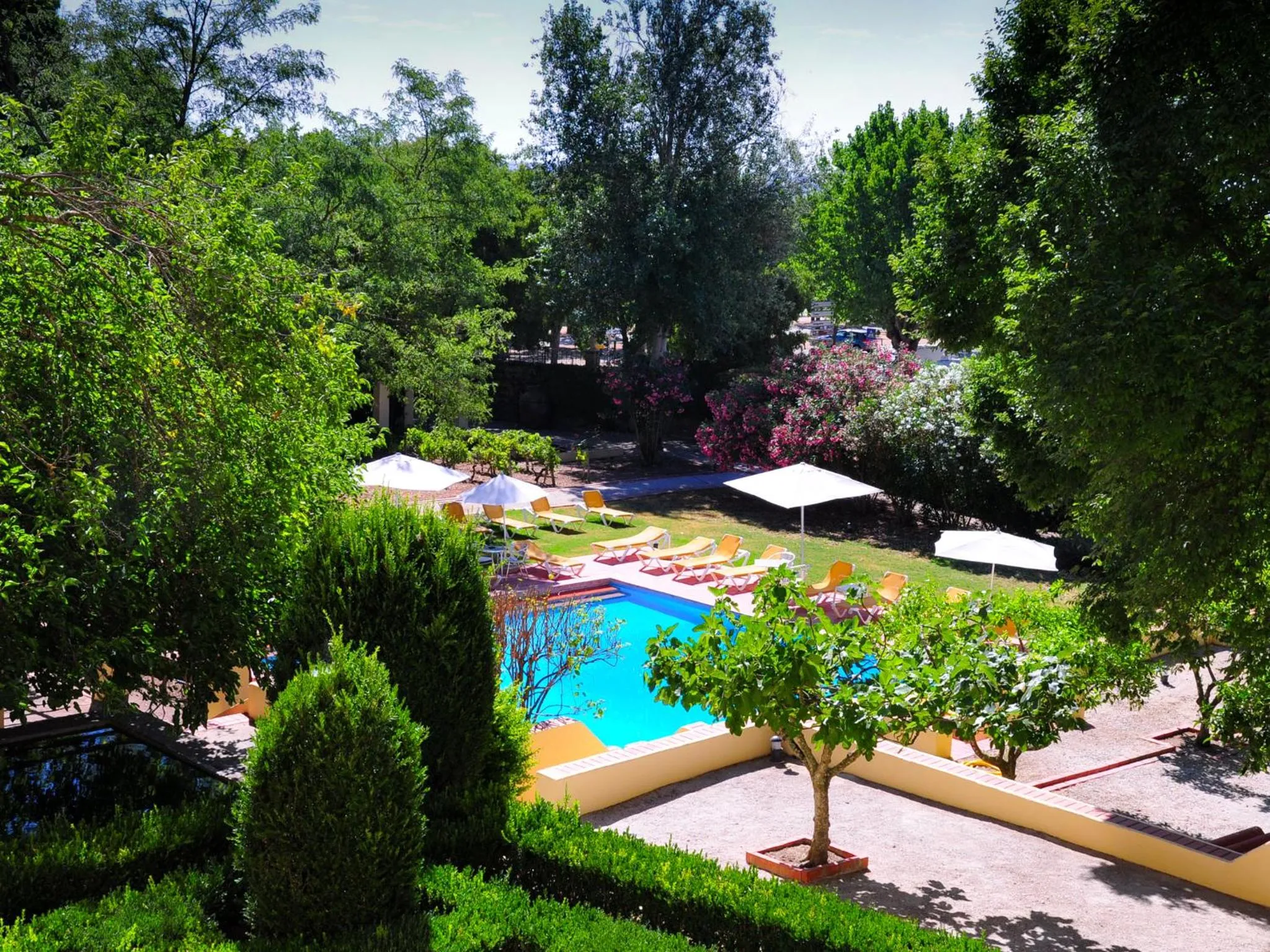 Garden in Pousada Castelo de Alvito