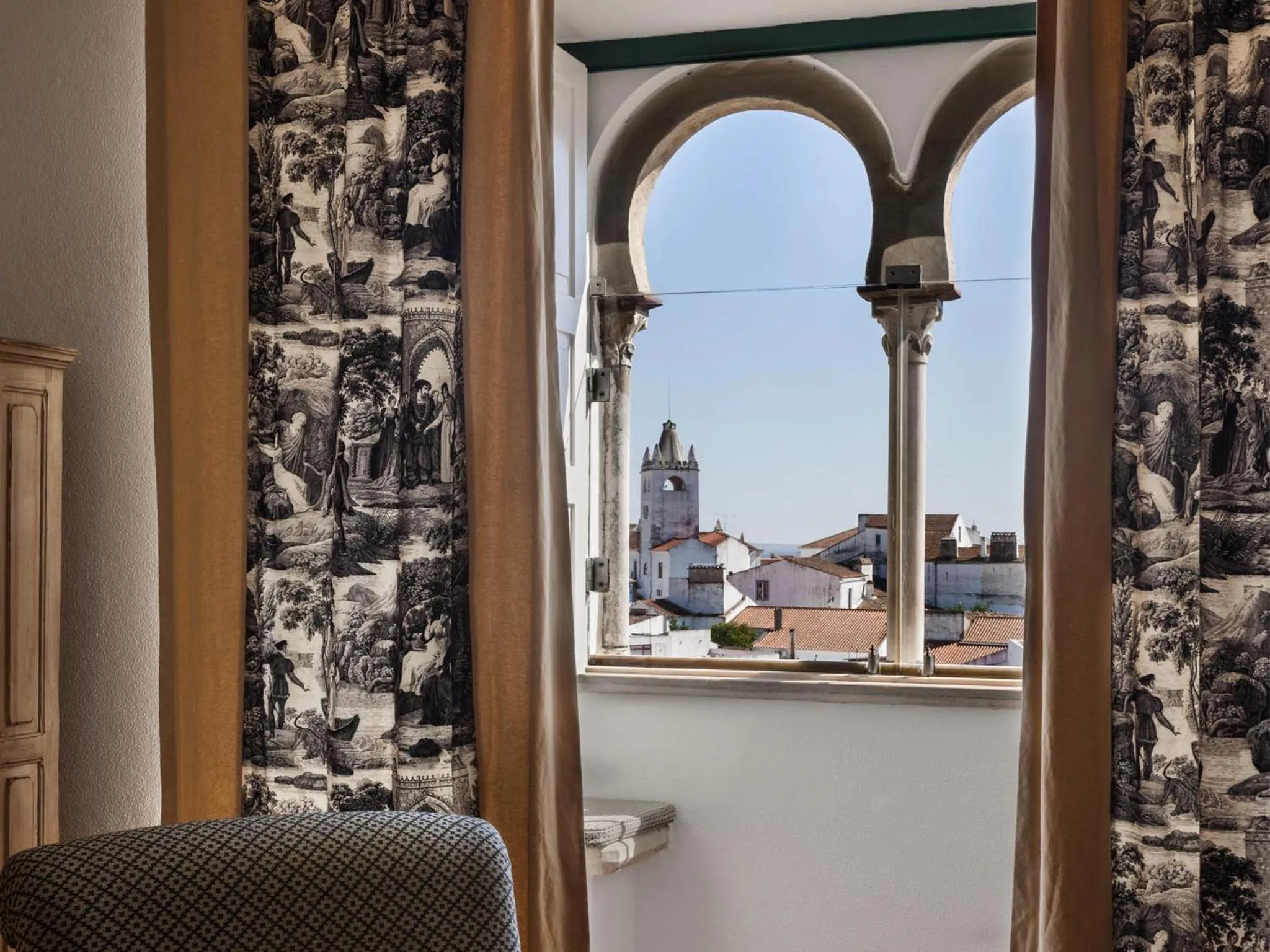 Bedroom in Pousada Castelo de Alvito