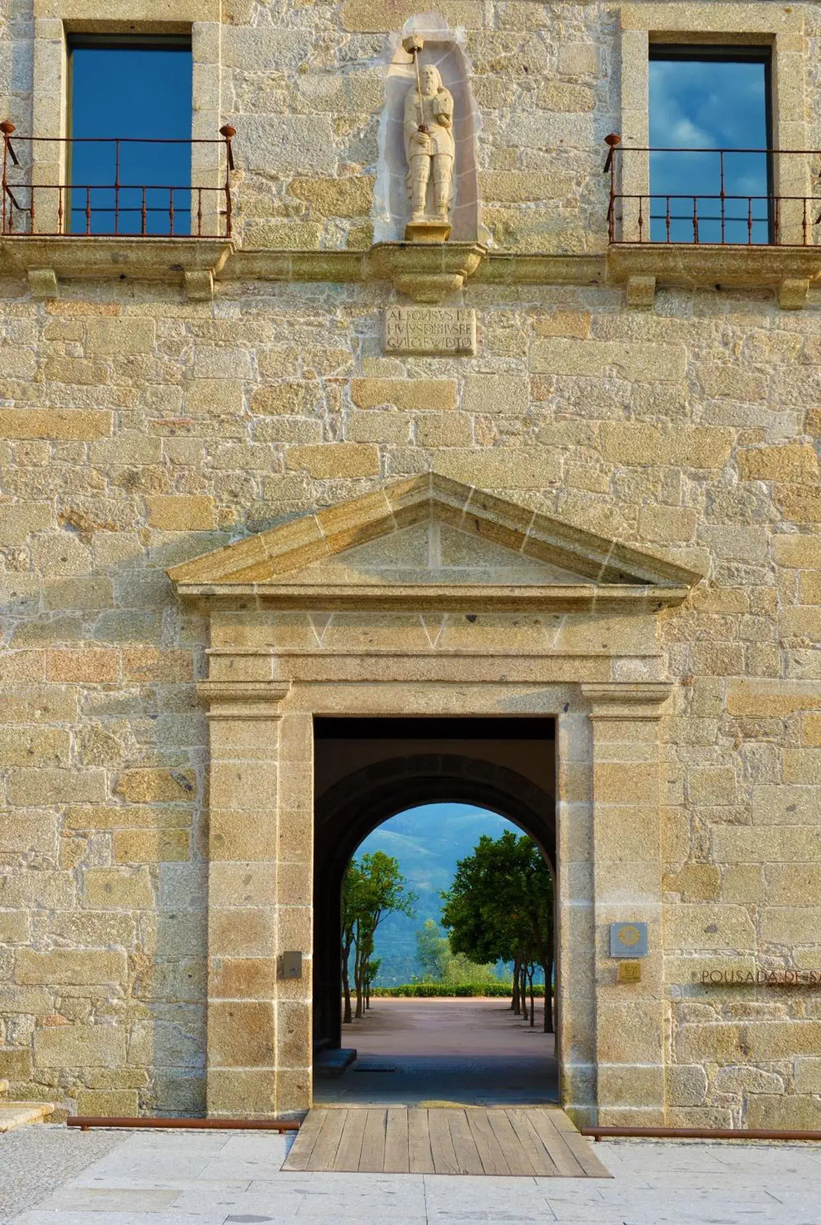 Property building in Pousada Mosteiro de Amares Property building in Pousada Mosteiro de Amares