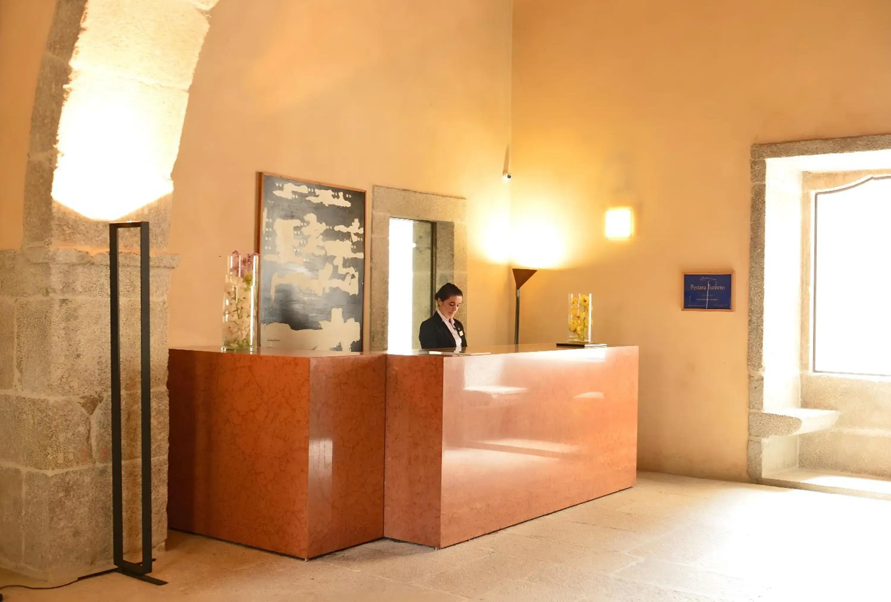 Lobby or reception in Pousada Mosteiro de Amares Lobby or reception in Pousada Mosteiro de Amares