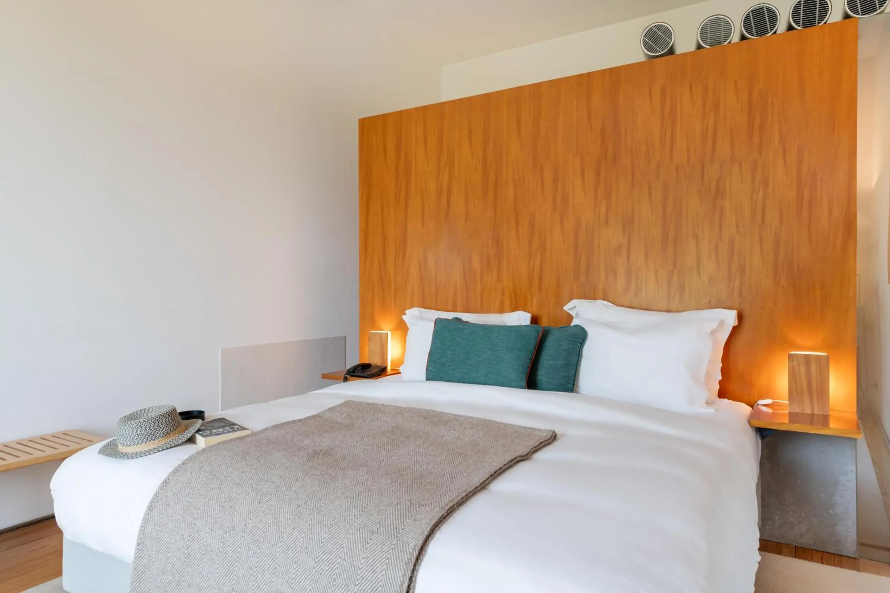 Bed in Pousada Mosteiro de Amares Bed in Pousada Mosteiro de Amares