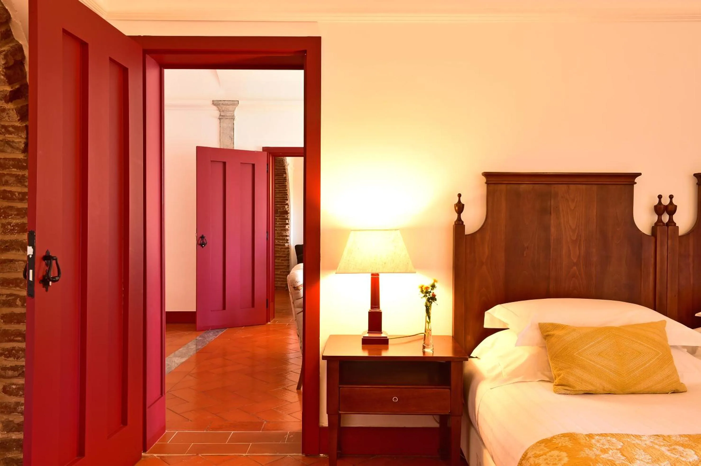 Bed in Pousada Convento de Beja