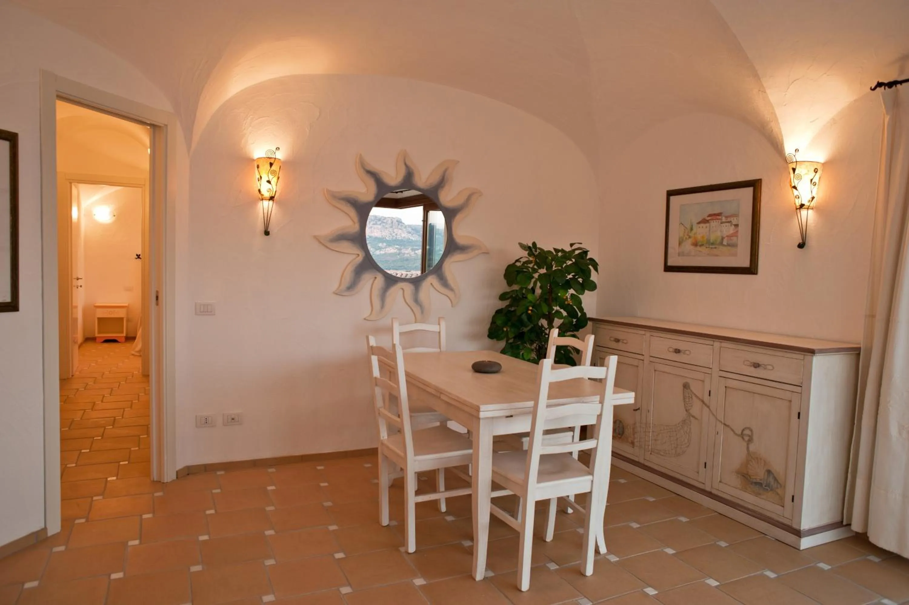 Dining area in Le Ville Le Saline