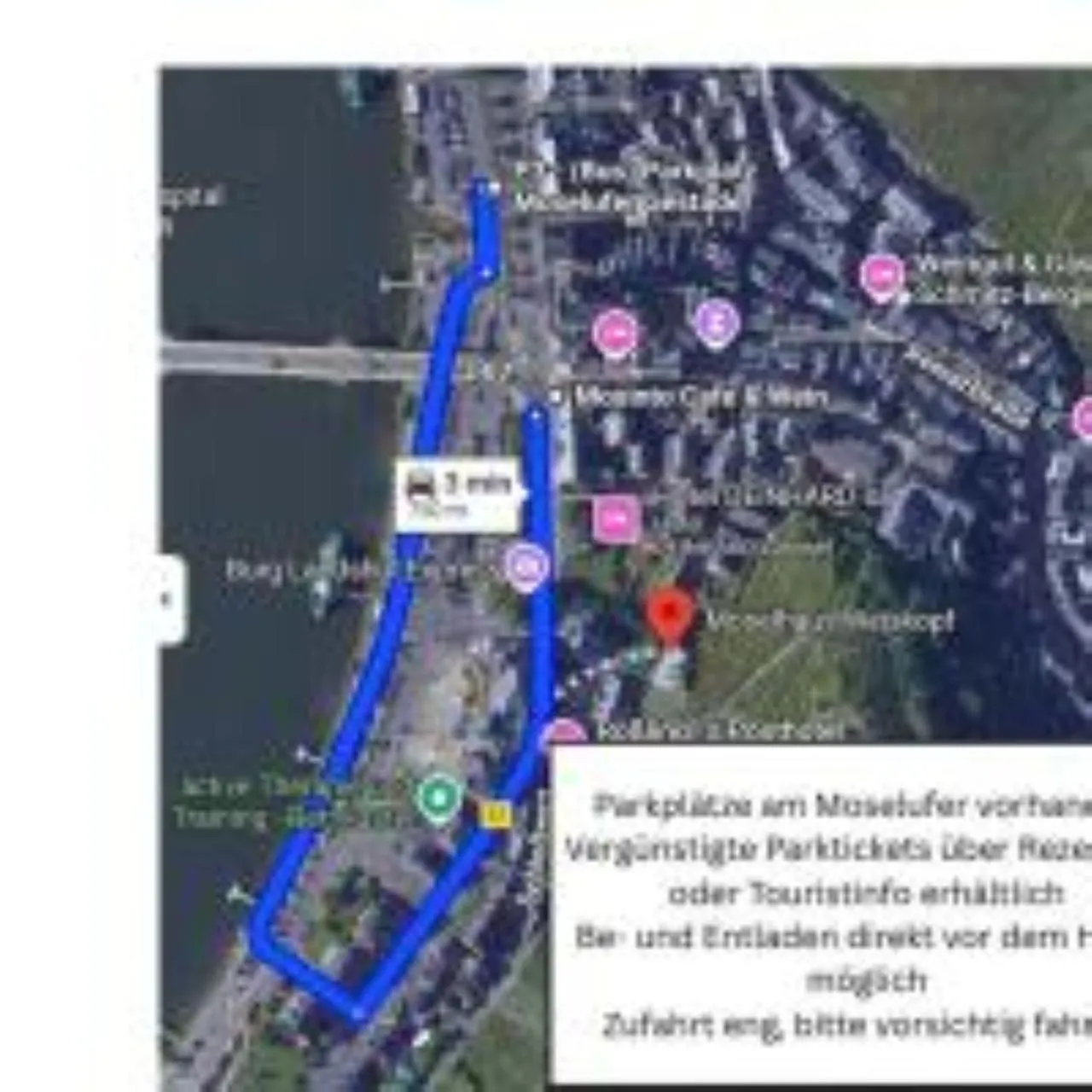 Parking in Moselhaus Weiskopf