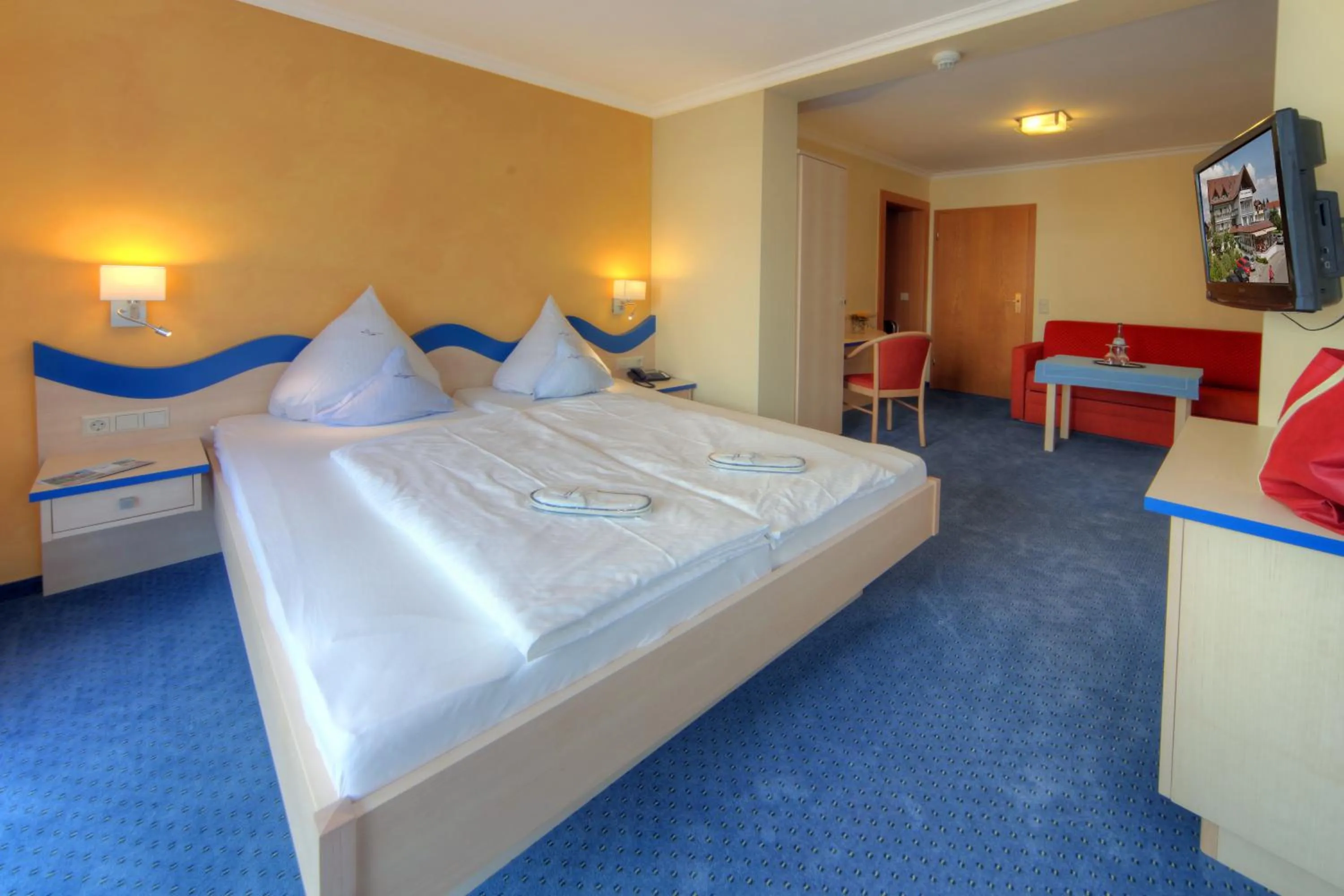 Bedroom, Bed in Hotel Meschenmoser