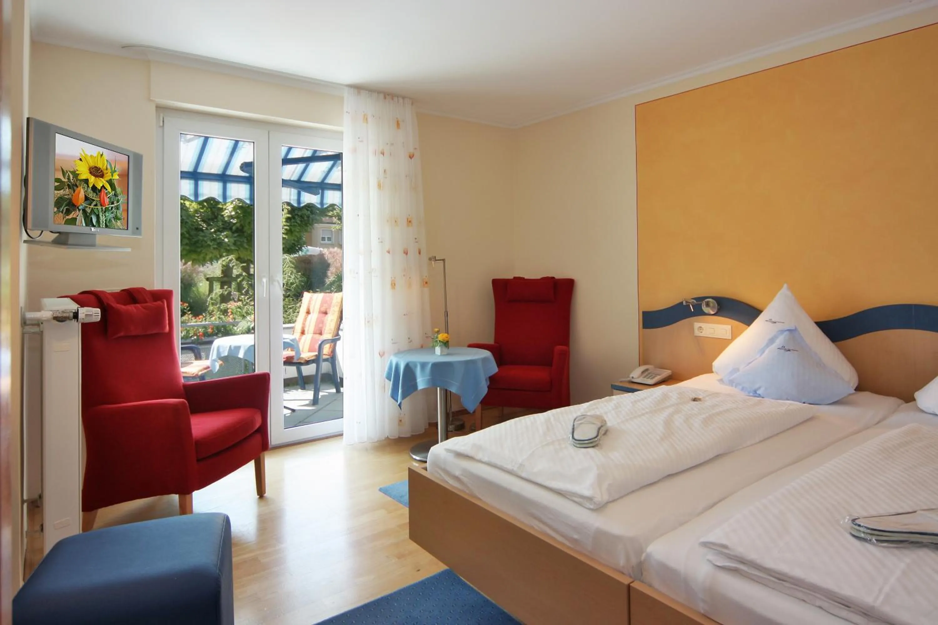 Bedroom, Bed in Hotel Meschenmoser