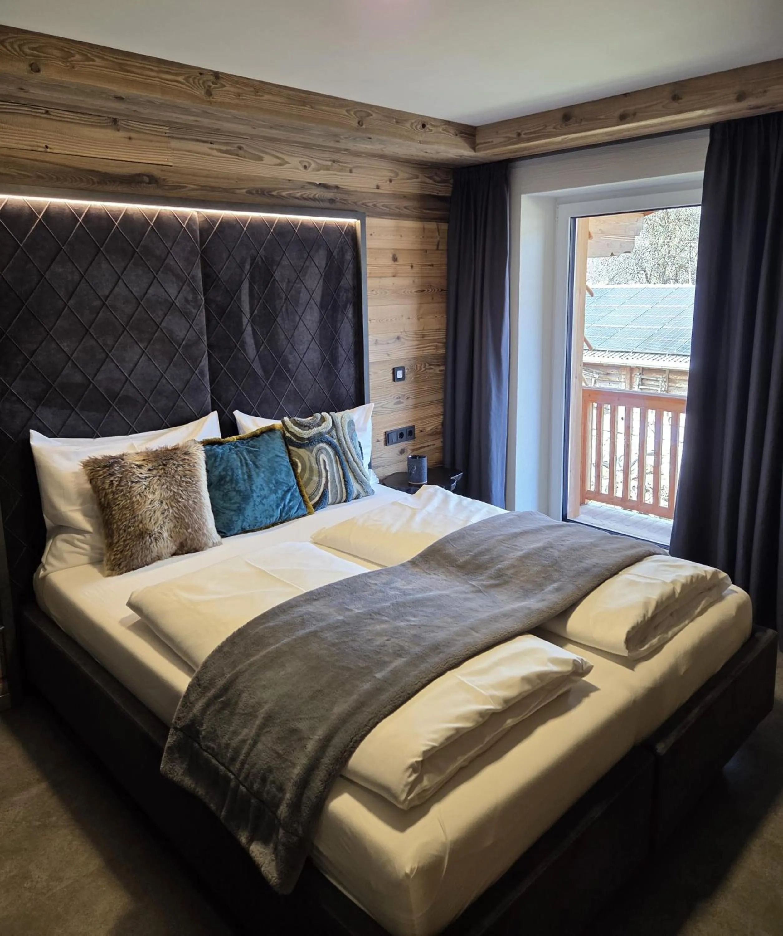 Bed in Sieglhub Chalets - Appartements - Hotel
