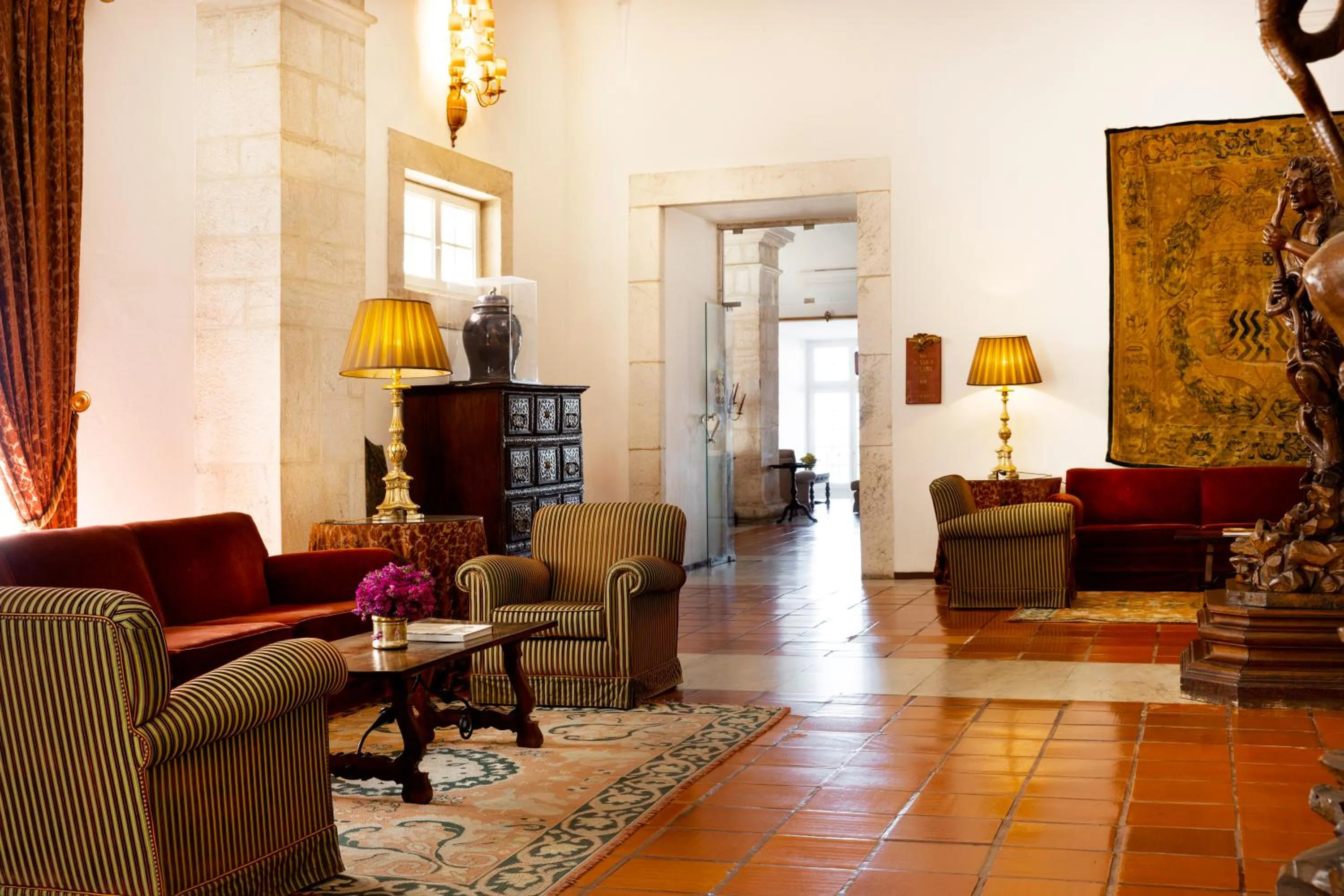 Living room in Pousada Castelo de Estremoz
