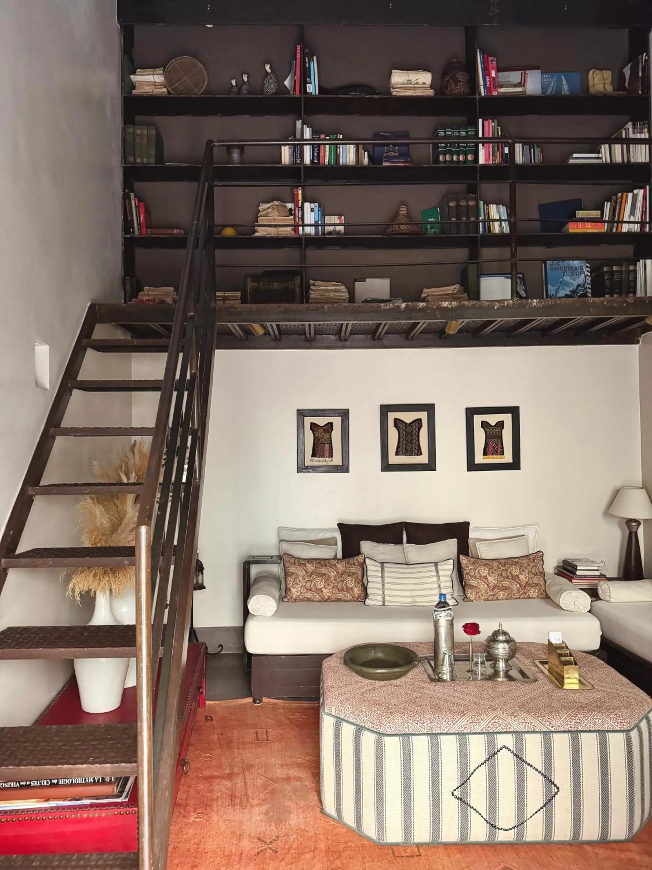 Library in Riad Abracadabra