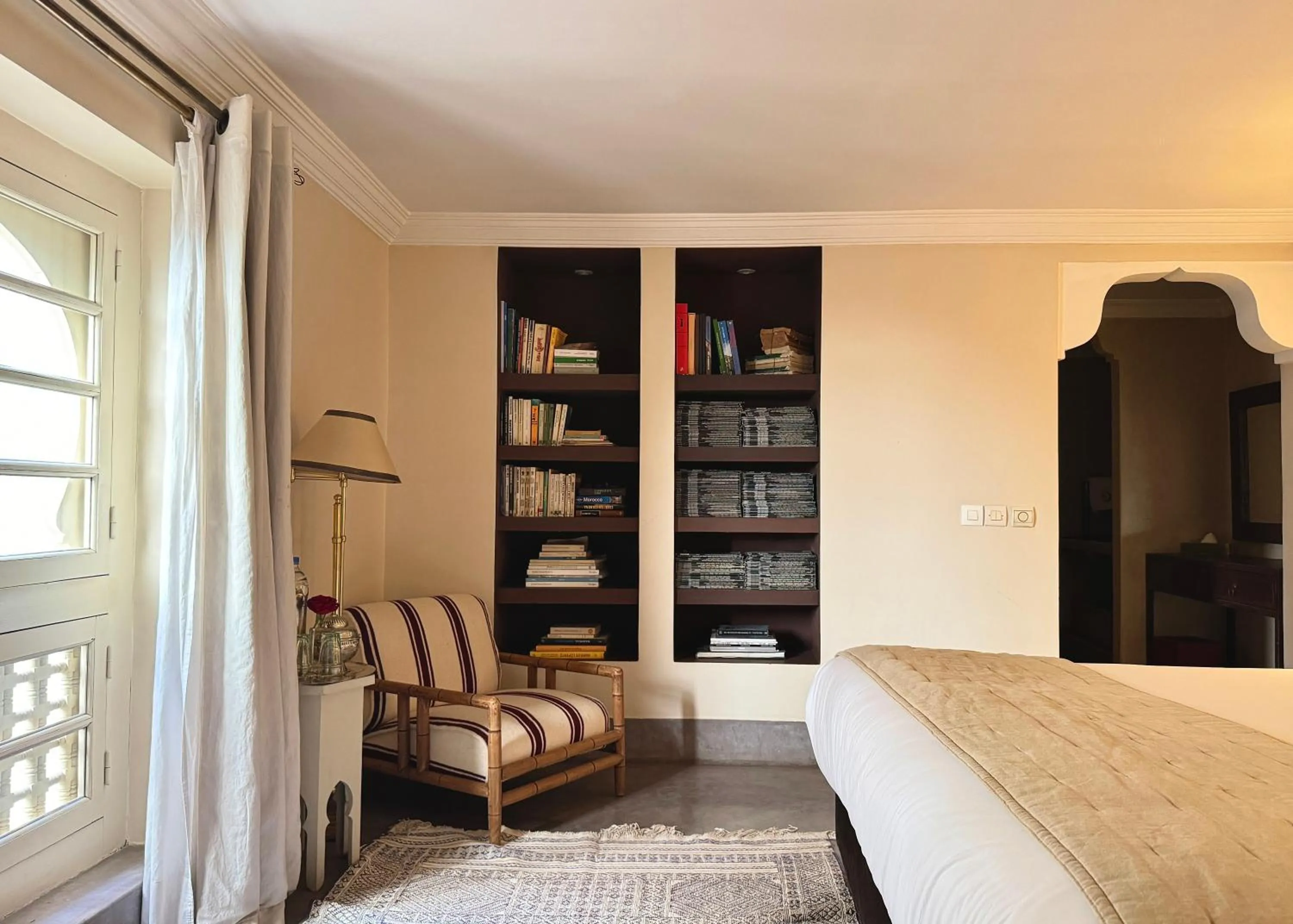 Living room, Bed in Riad Abracadabra