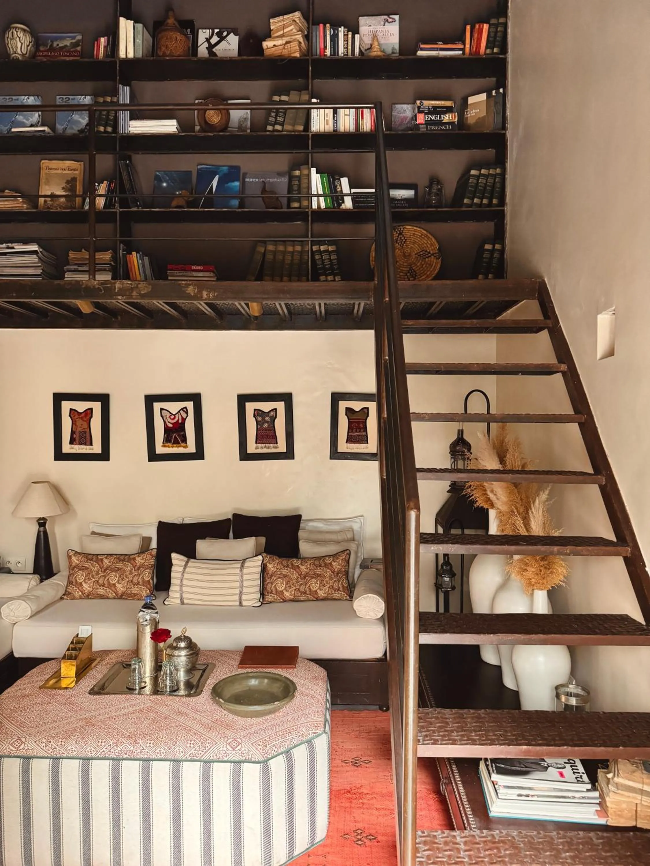 Library in Riad Abracadabra