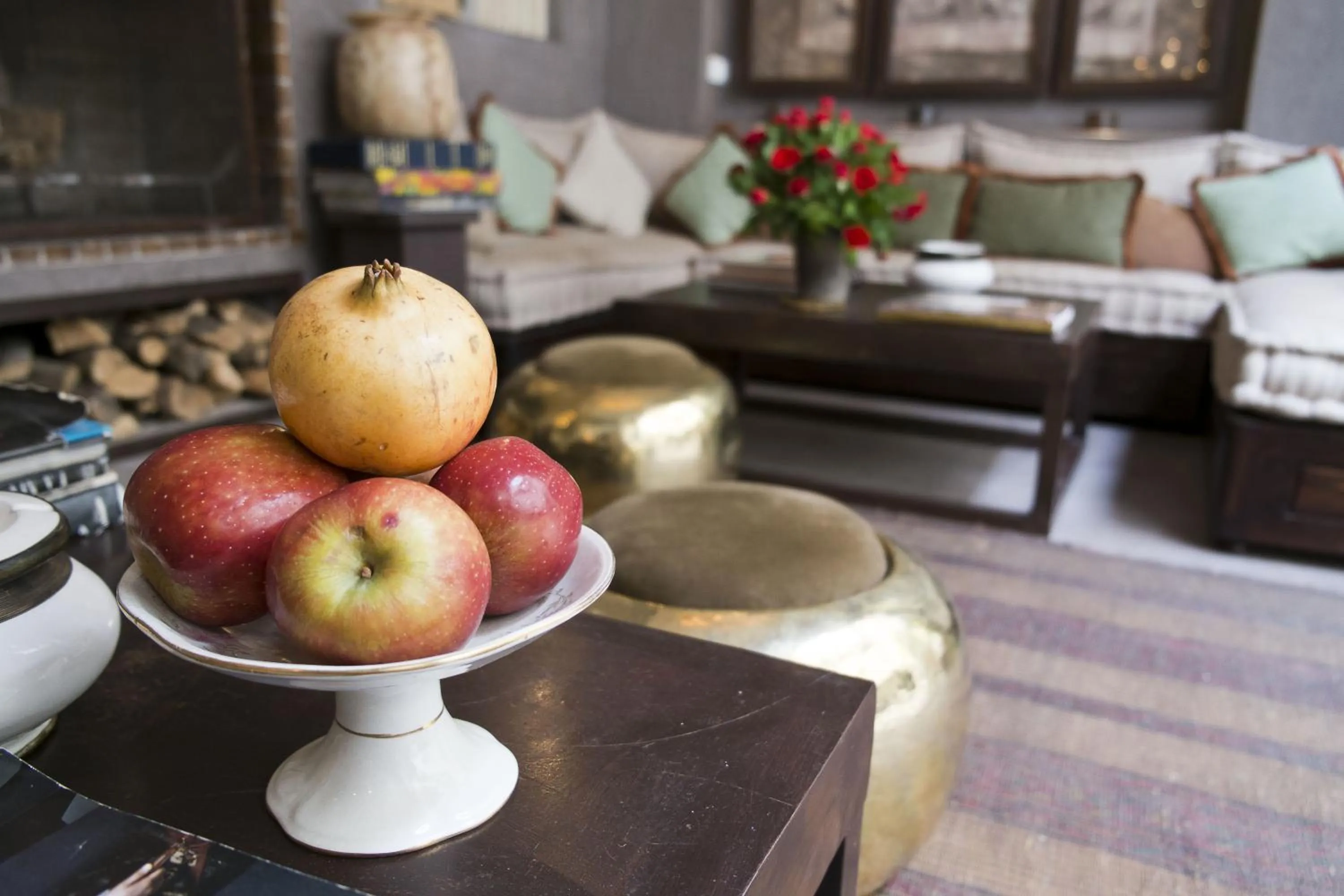 Communal lounge/ TV room in Riad Abracadabra