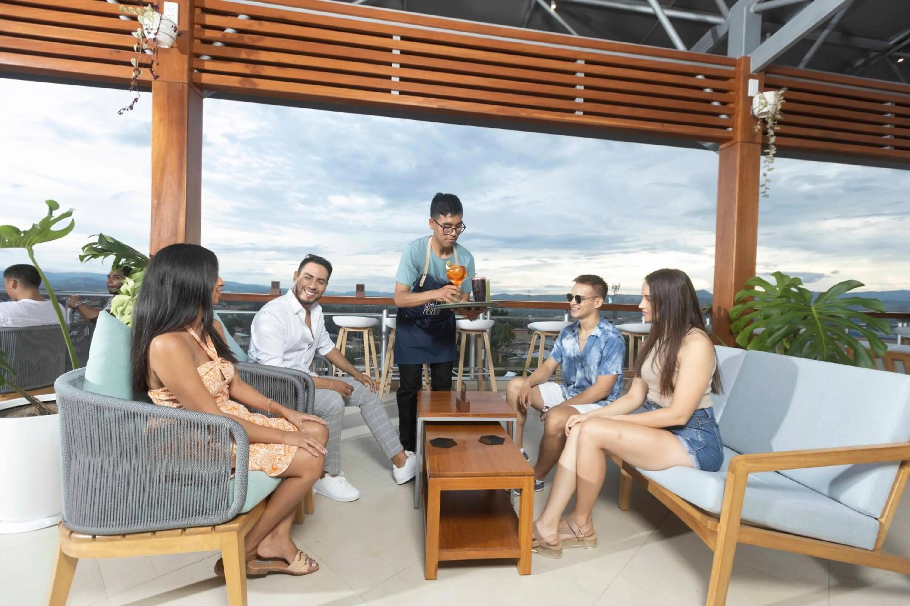 People in Rio Cumbaza Hotel