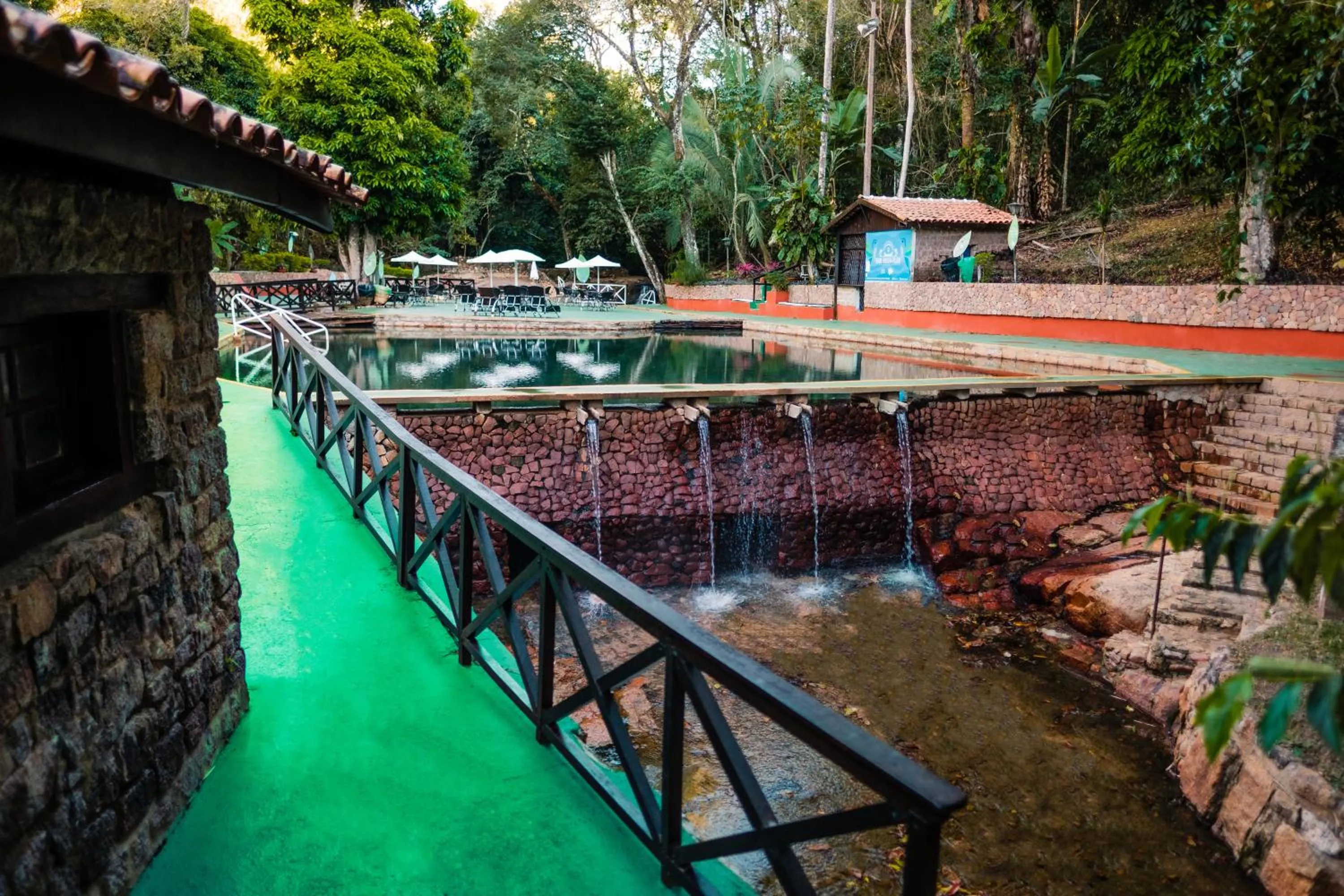 Swimming pool in Hotel Mato Grosso Águas Quentes