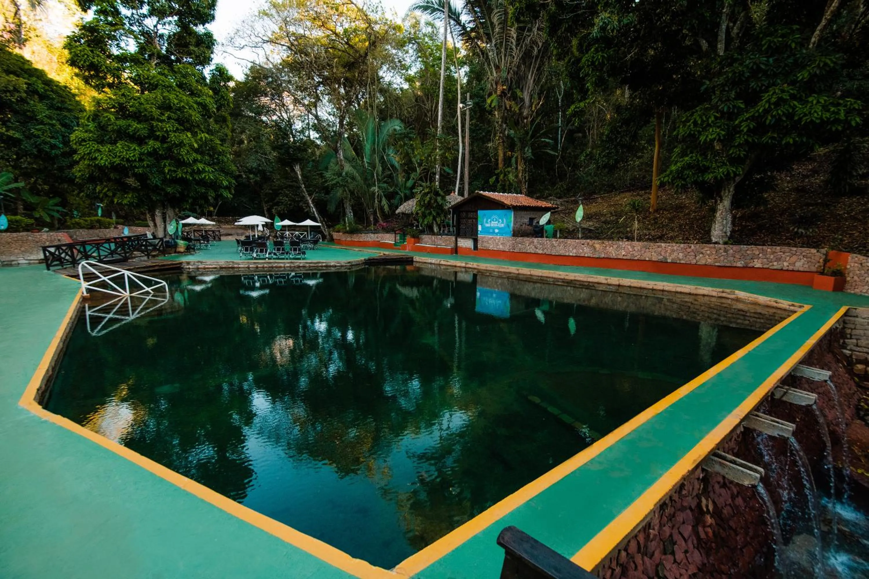 Swimming pool in Hotel Mato Grosso Águas Quentes