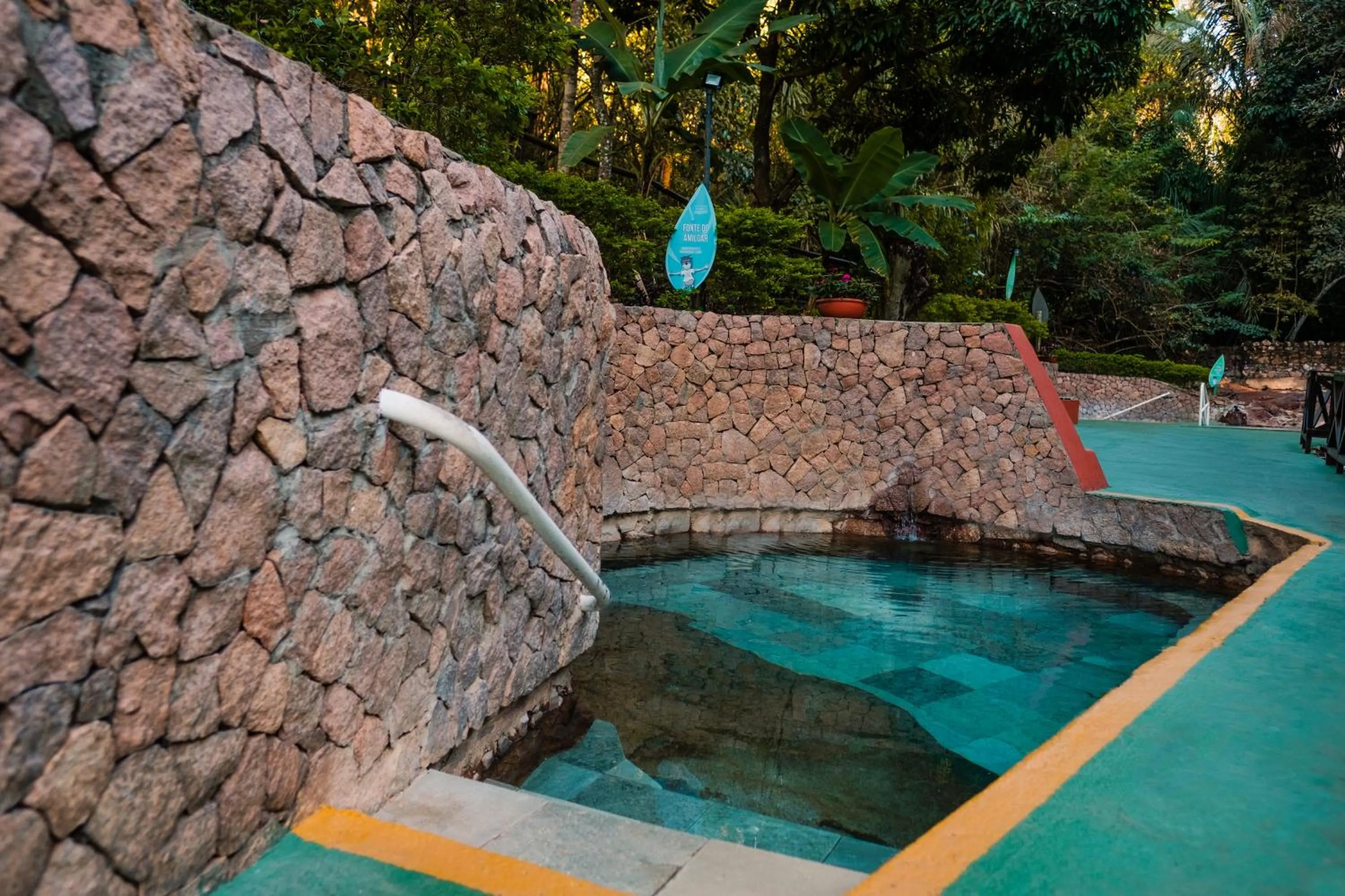 Swimming pool in Hotel Mato Grosso Águas Quentes